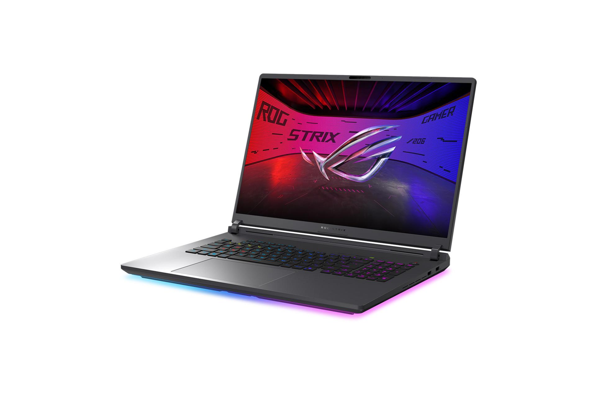 لپ تاپ ایسوس ROG Strix G18 G815 2025 نمای جلو و راست