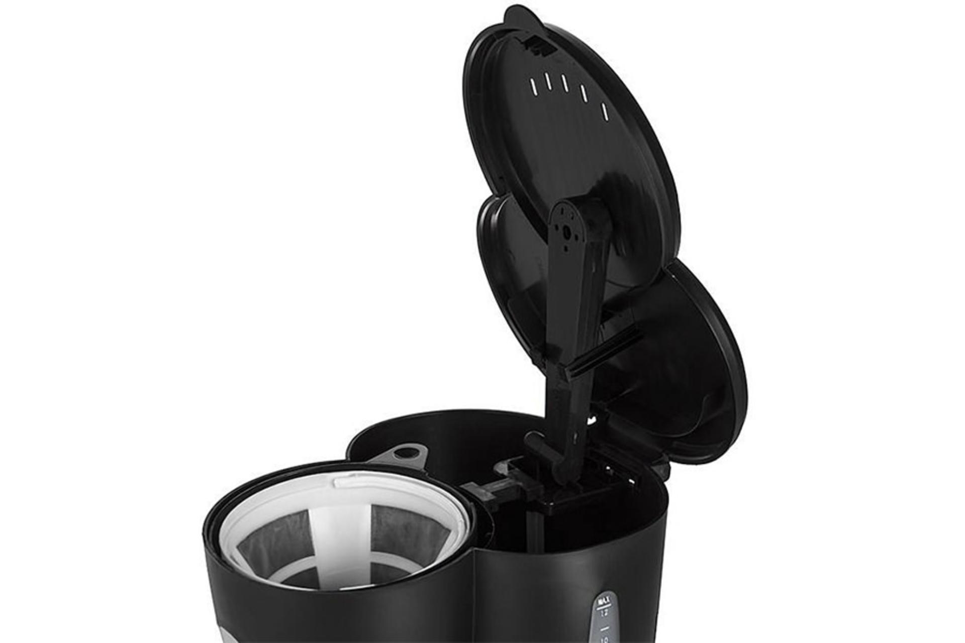 قهوه ساز گوسونیک GOSONIC GCM-864 نمای درپوش باز