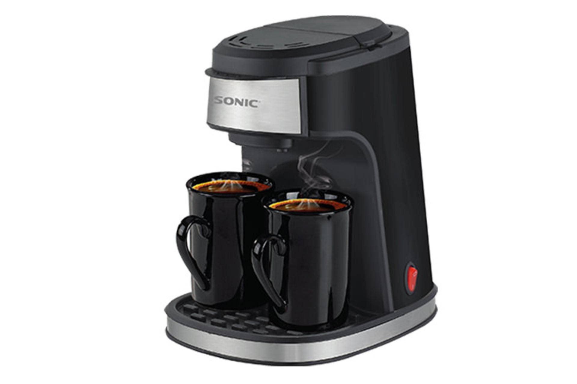 قهوه ساز گوسونیگ GOSONIC GCM-858 رنگ مشکی