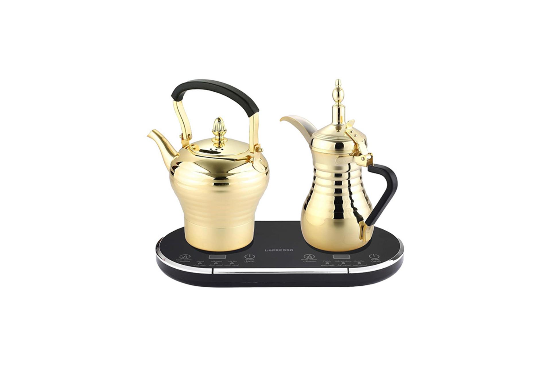 قهوه ساز لپرسو LePresso Dual Pot رنگ طلایی