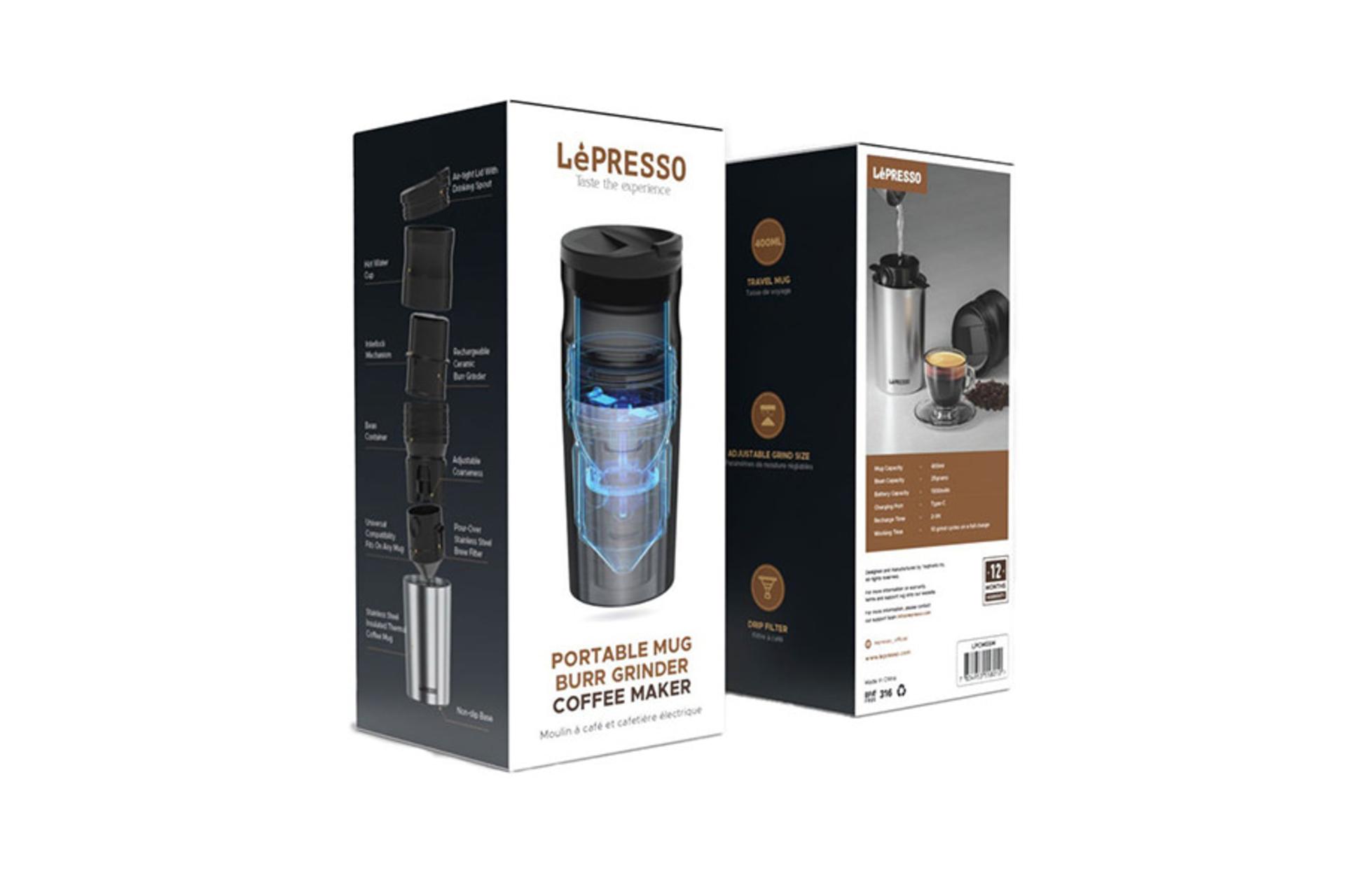 قهوه ساز لپرسو LePresso LPCMGSM جعبه و بسته بندی