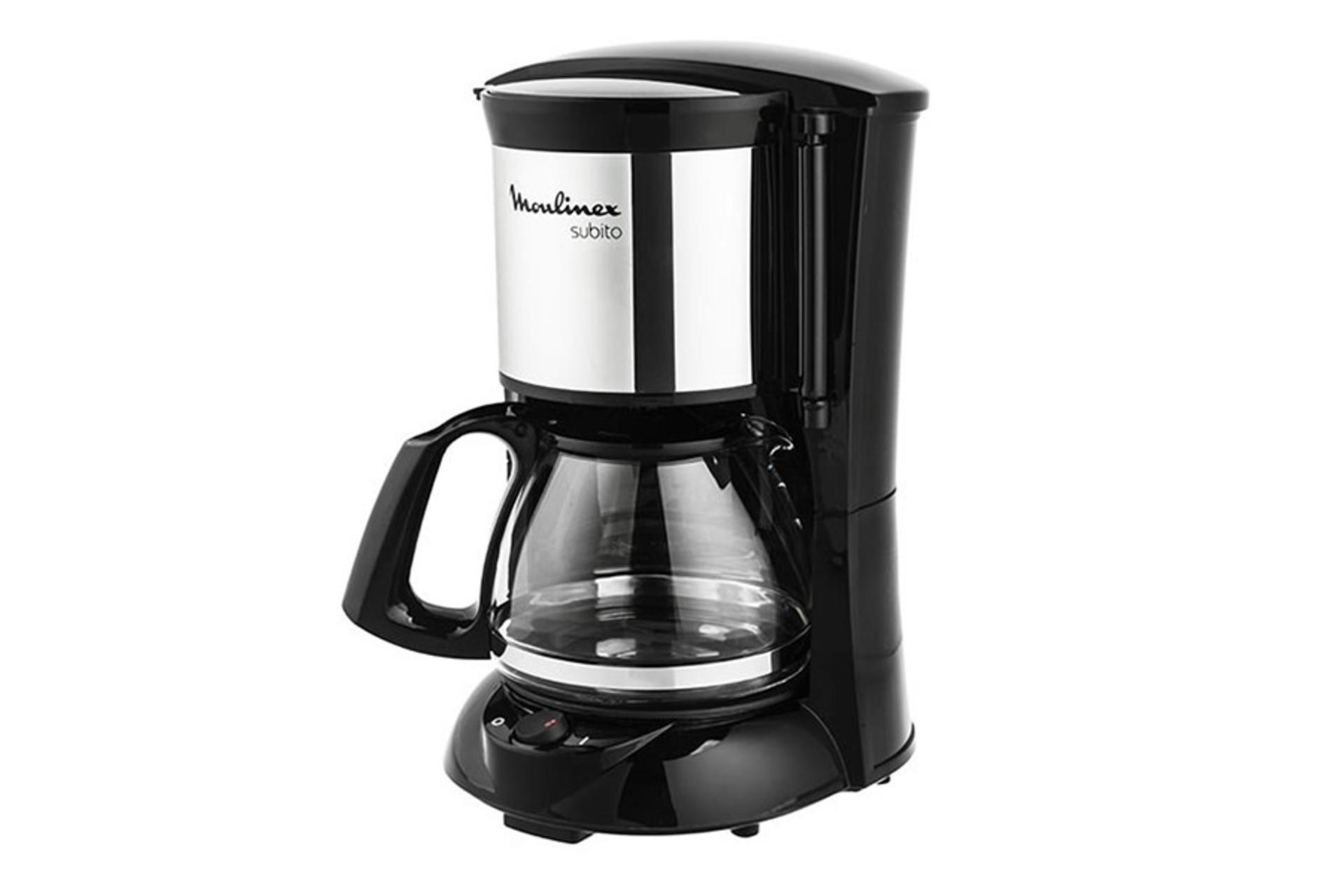 قهوه ساز مولینکس Moulinex FG1518 نمای جلو و جانبی