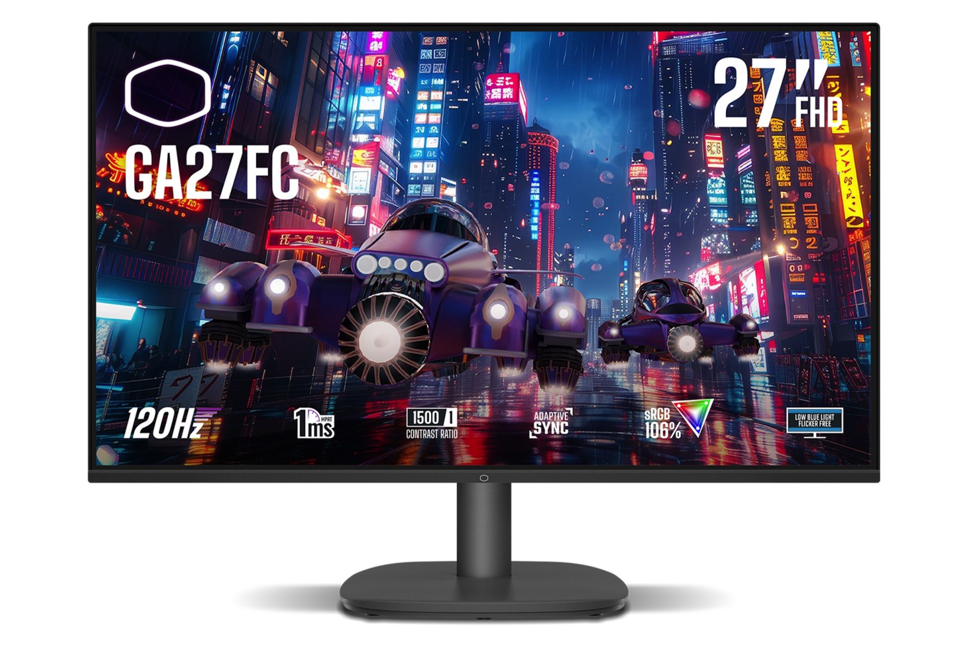 رزولوشن و کیفیت تصویر مانیتور کولر مستر 27 اینچ مدل CMI-GA27FC