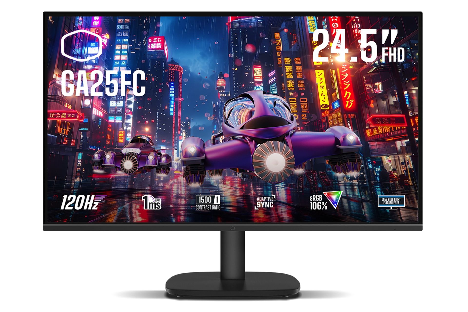 رزولوشن و کیفیت تصویر مانیتور کولر مستر 25 اینچ مدل CMI-GA25FC