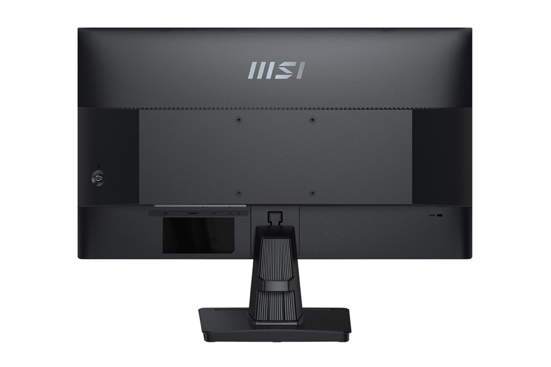 نمای پشت و بدنه مانیتور ام اس آی 25 اینچ مدل Pro MP251