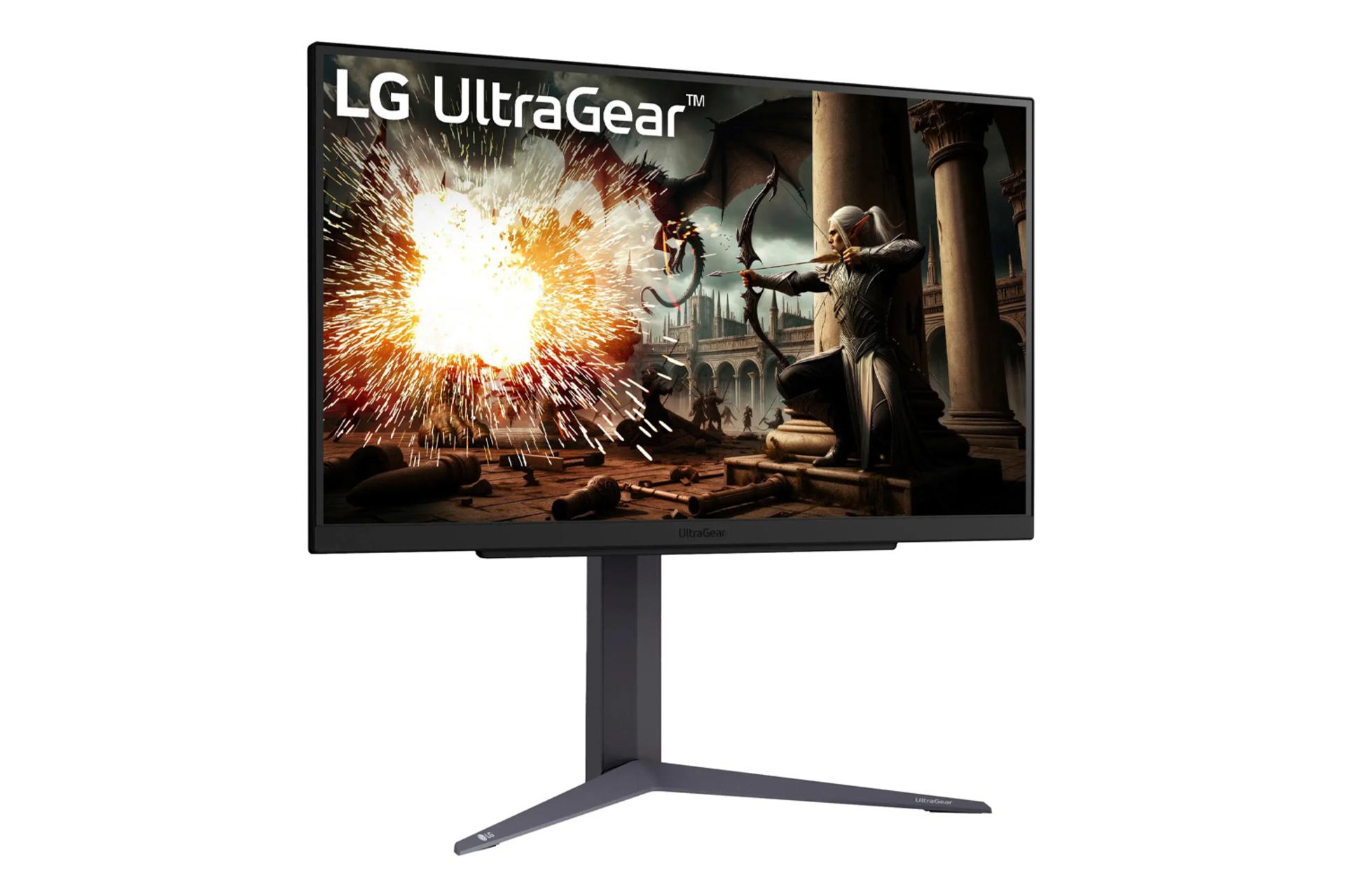 ابعاد و اندازه مانیتور ال جی 32 اینچ مدل UltraGear 32GS75Q