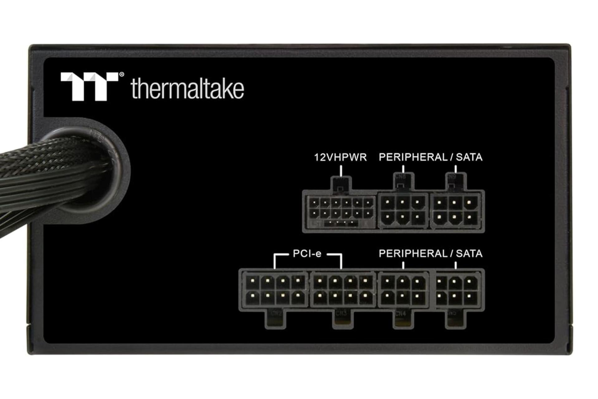 نمای اتصالات پاور کامپیوتر ترمالتیک Smart BM3 با توان 850 وات