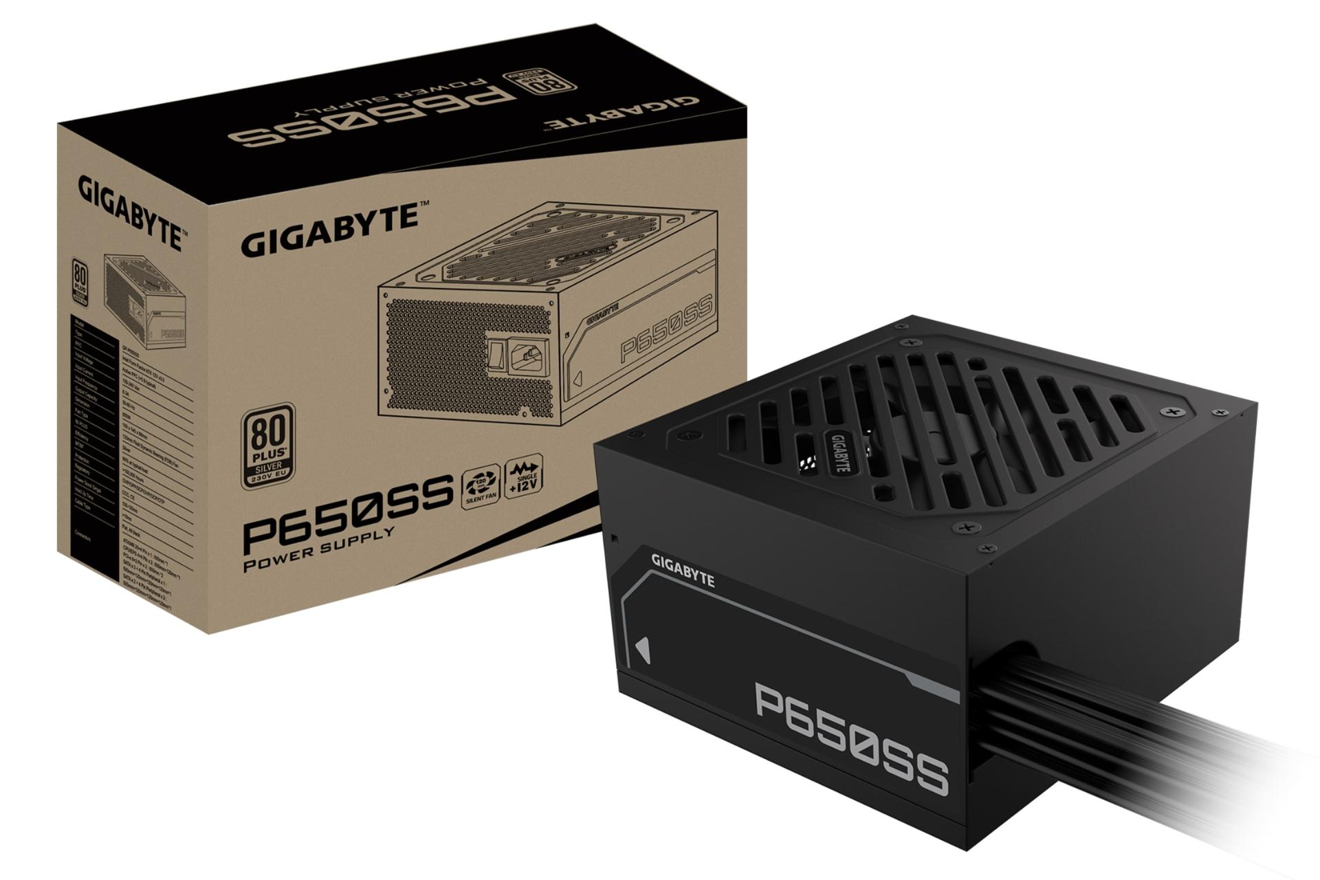 جعبه پاور کامپیوتر گیگابایت P650SS با توان 650 وات