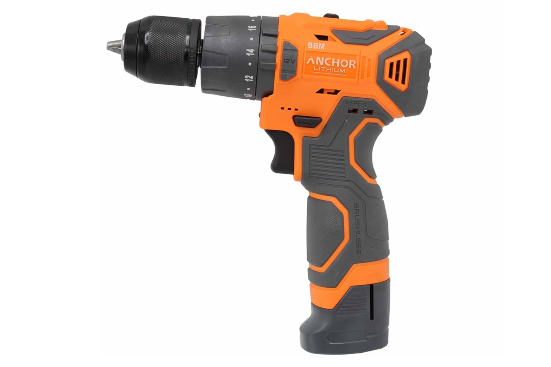 نمای کنار دریل چکشی شارژی آنکور DCE12