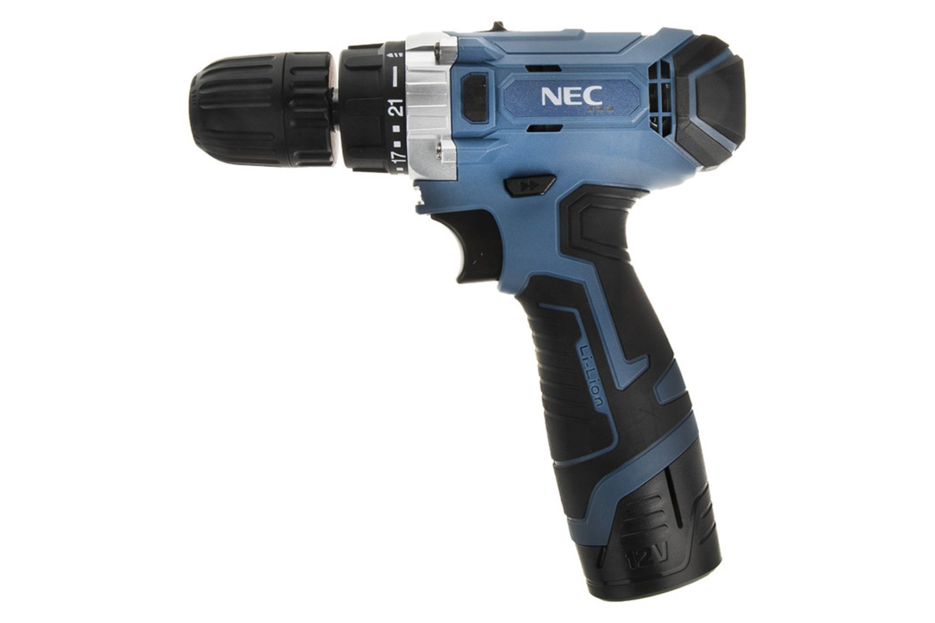 نمای کنار دریل پیچ گوشتی شارژی ان ای سی 1712