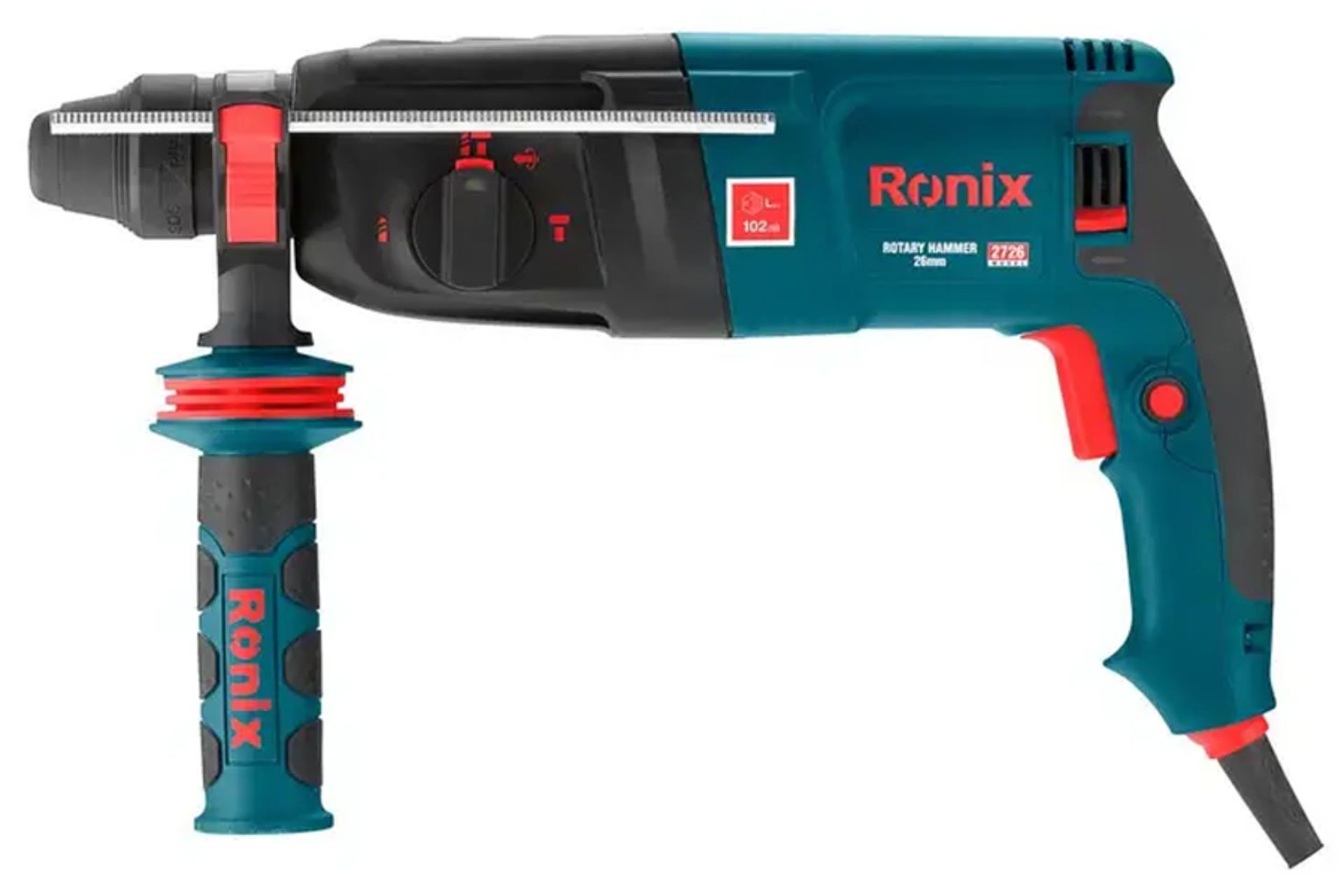 نمای کنار دریل بتن کن برقی رونیکس 2726