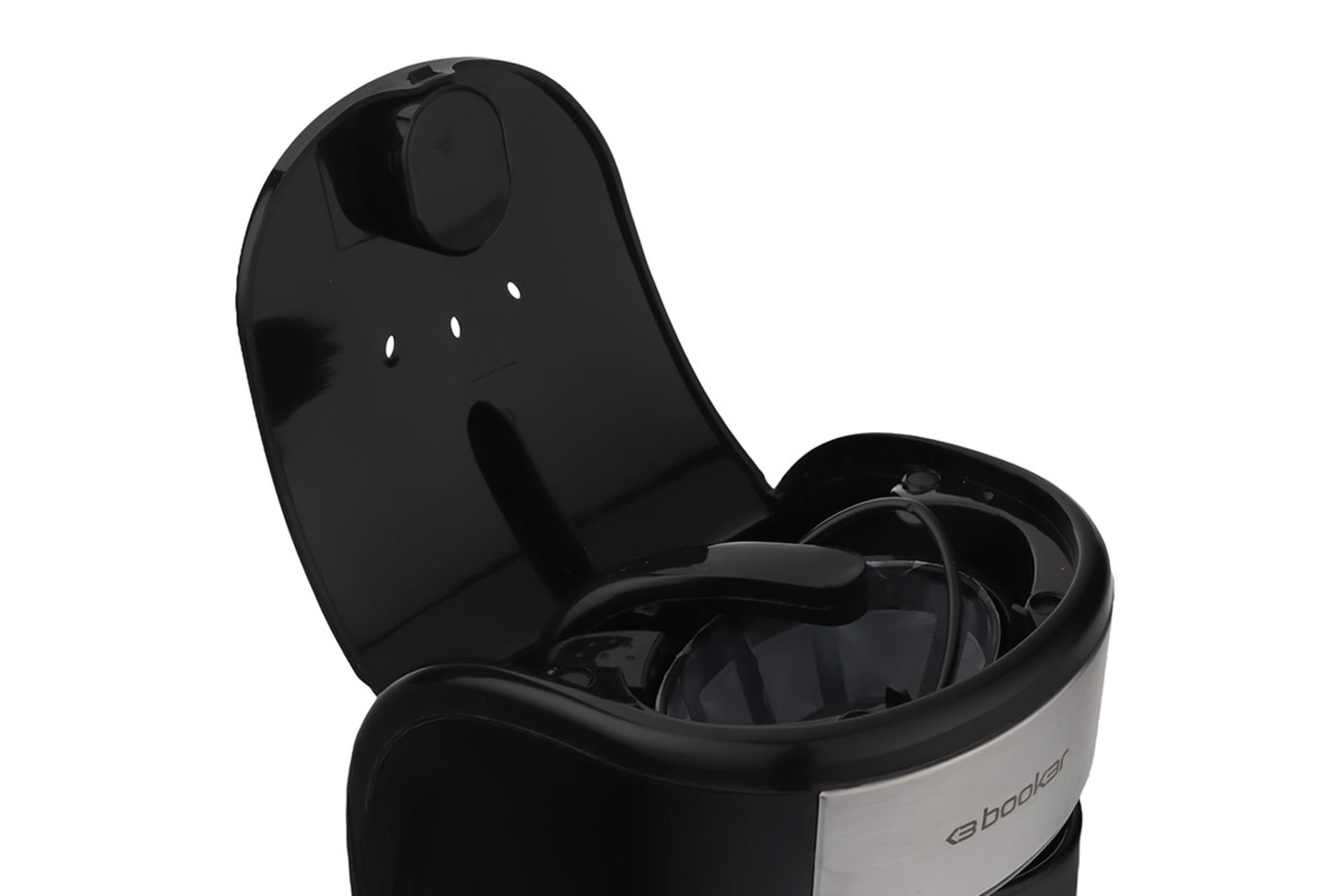 قهوه ساز بوکر Booker CM-612 نمای درپوش باز