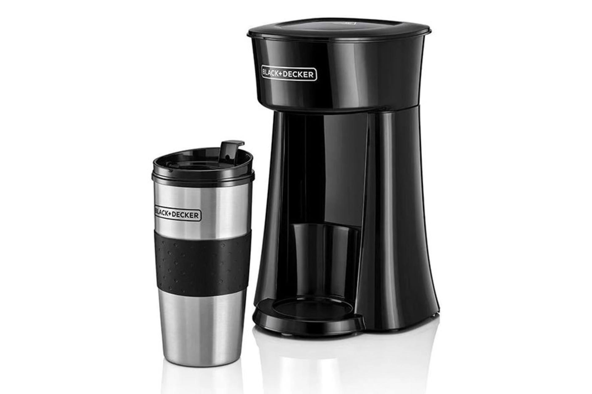 قهوه ساز بلک اند دکر BLACK+DECKER DCT10-B5 نمای جلو ماگ جدا شده