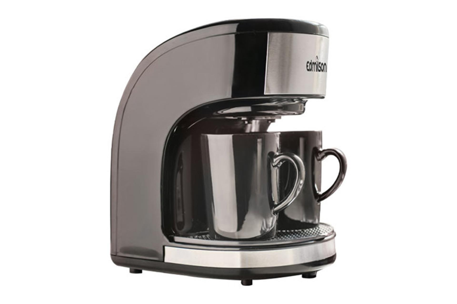 قهوه ساز ادمیلسون Edmilson CM301 نمای جلو و چپ