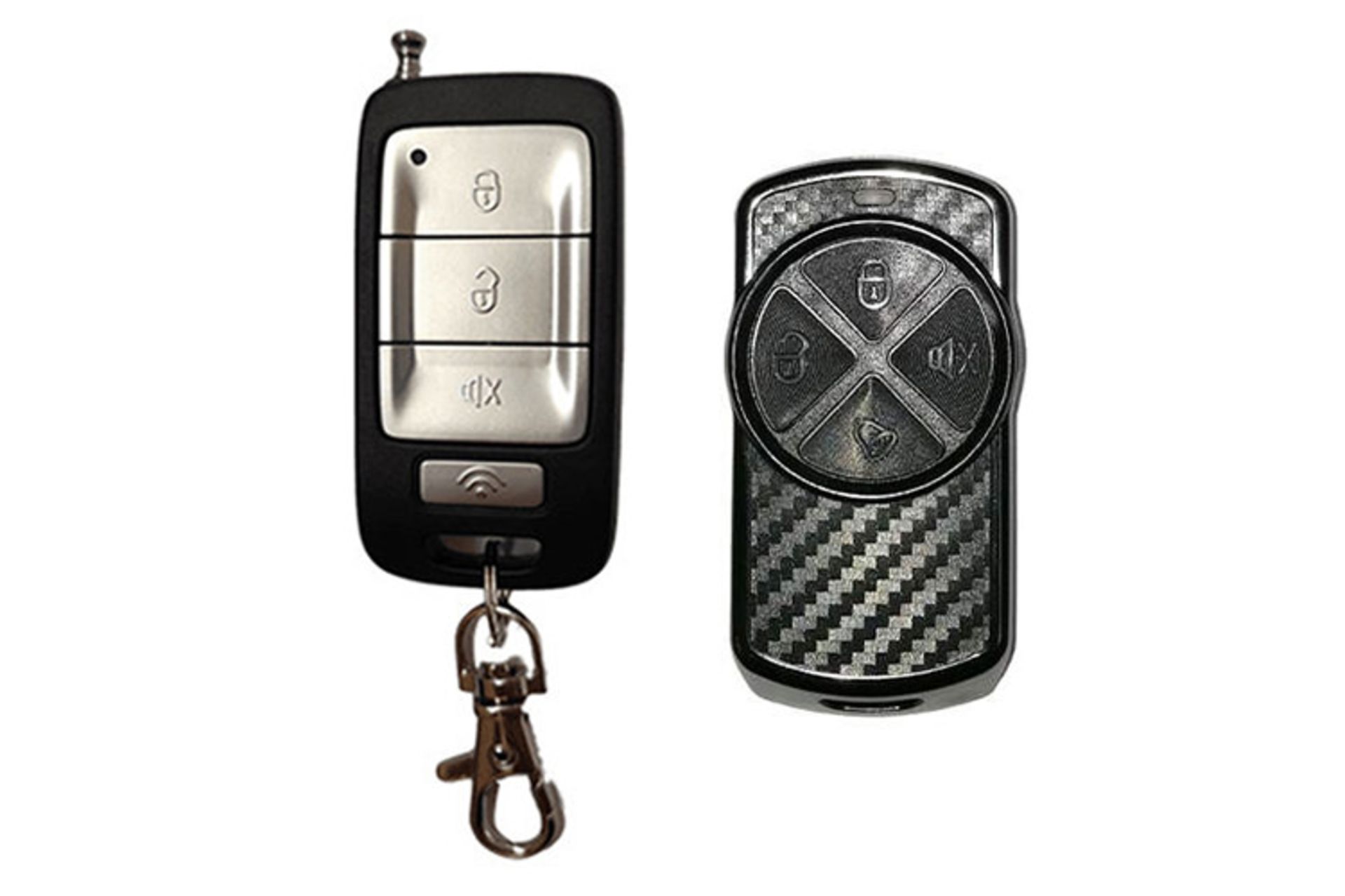 دزدگیر خودرو استیل میت Steel Mate GRH/RX1000-R4 نمای جلو ریموت اصلی و یدک