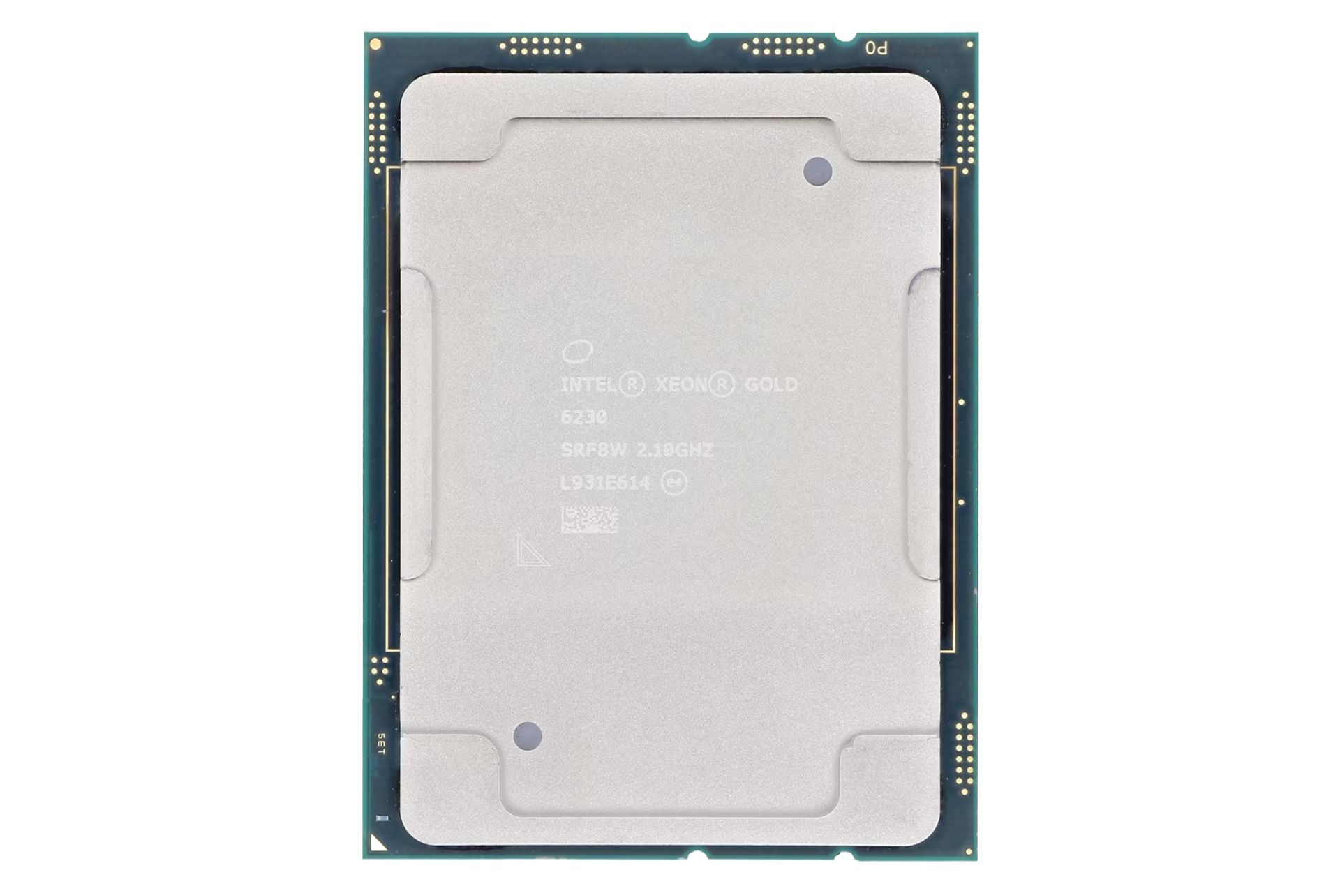 نمای IHS پردازنده اینتل Xeon Gold 6230