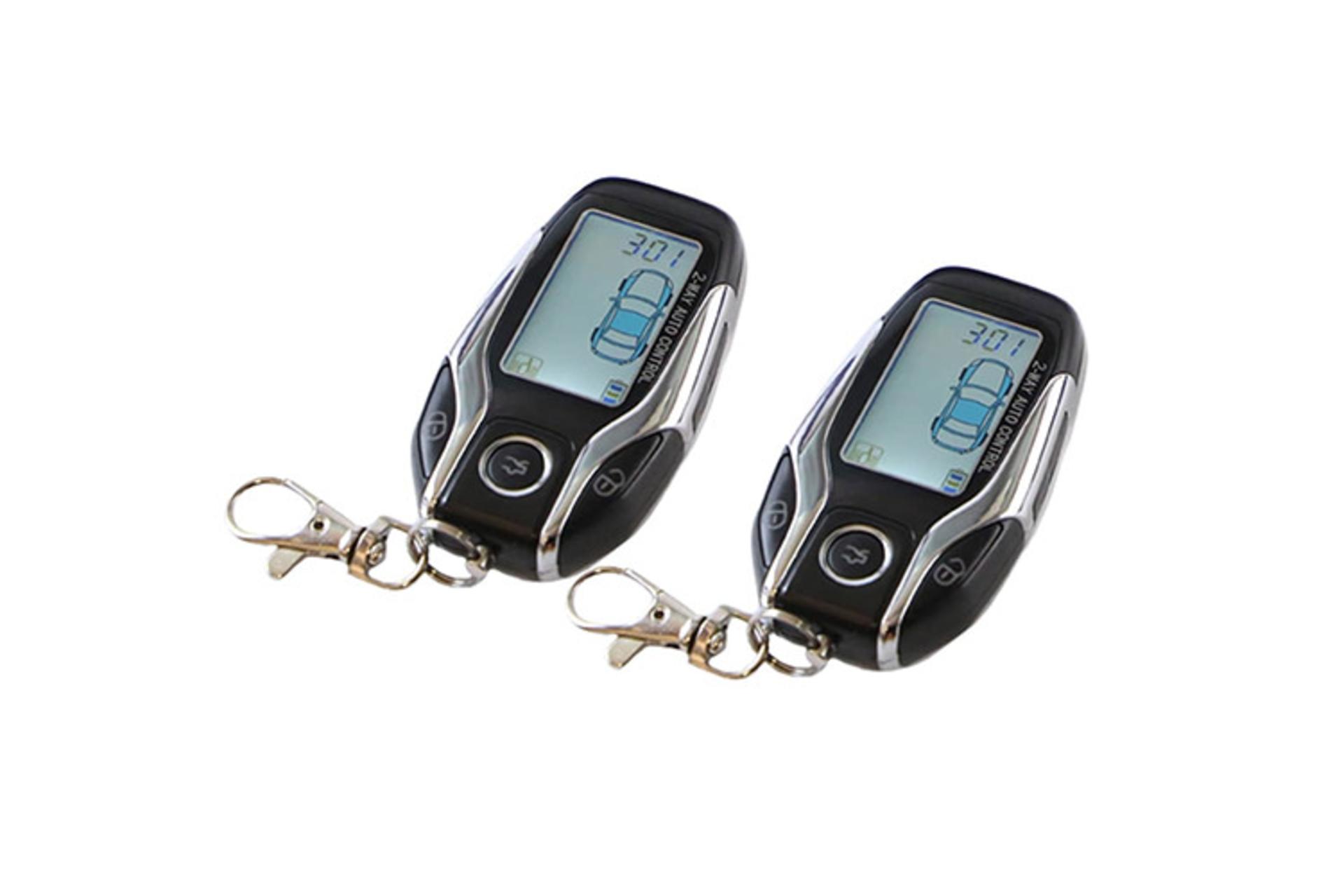 دزدگیر خودرو هوتای HUATAI HT-L130 نمای جلو ریموت اصلی و یدک