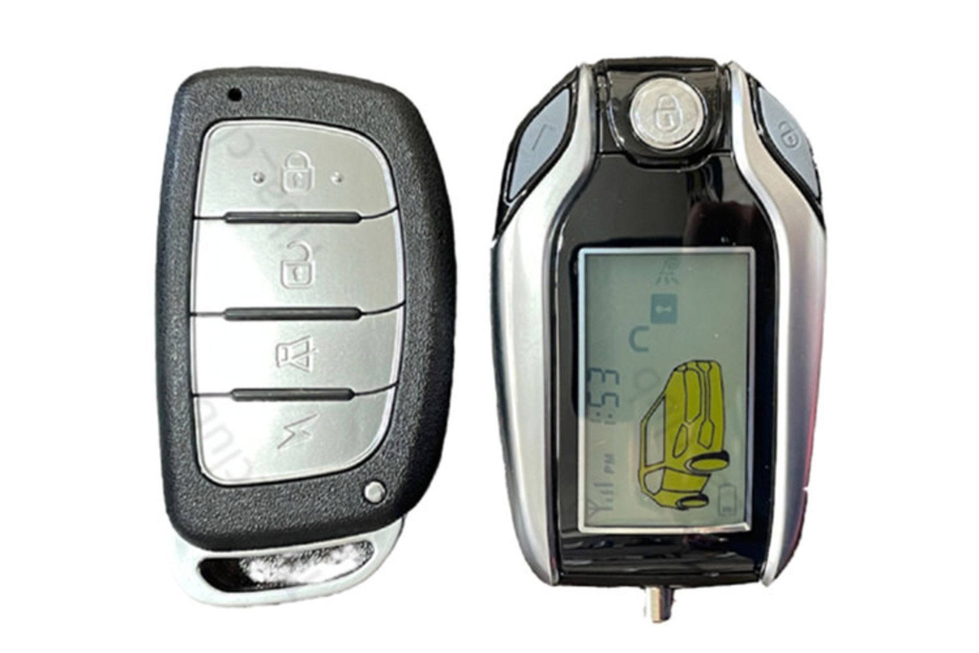 دزدگیر خودرو پاناتک Panatech P-CA 507BC نمای جلو ریموت اصلی و یدک