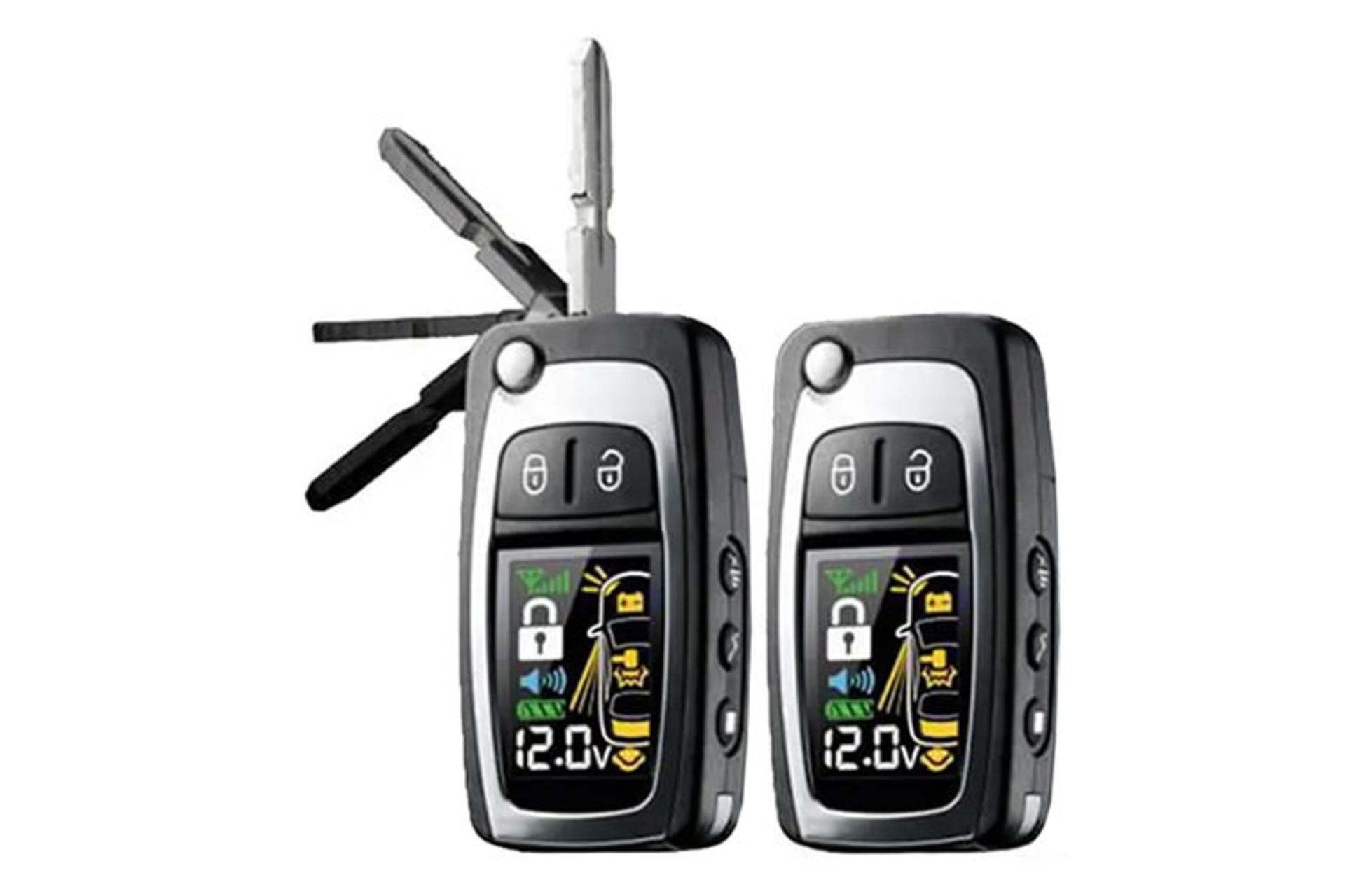 مرجع متخصصين ايران دزدگير خودرو استيل ميت Steel Mate Ranger-5164 Double نماي جلو ريموت اصلي و يدك