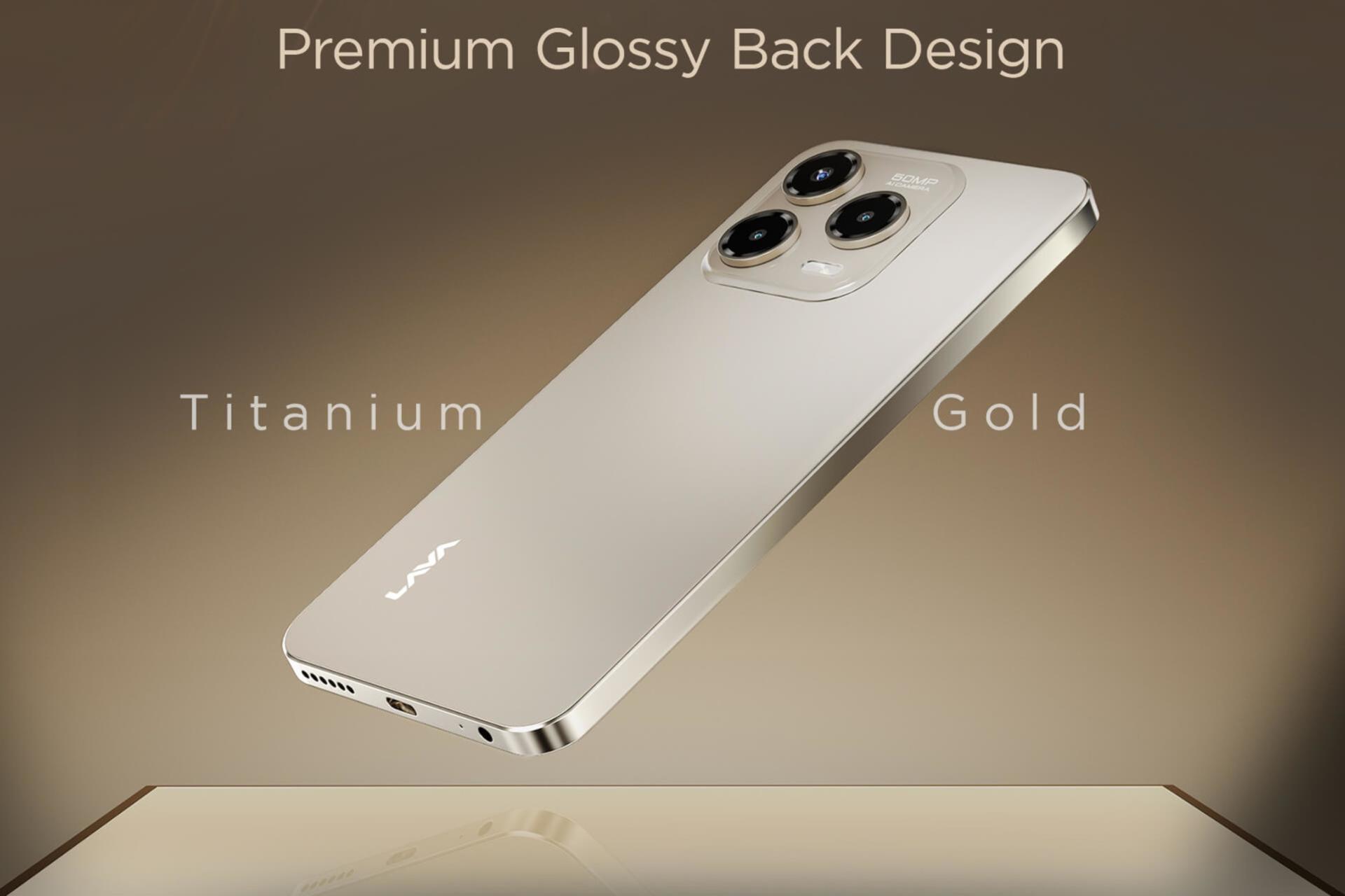 پنل پشت گوشی موبایل Bold N1 پرو لاوا طلایی / Lava Bold N1 Pro