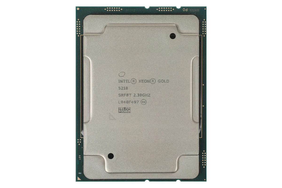 نمای IHS پردازنده اینتل Xeon Gold 5218