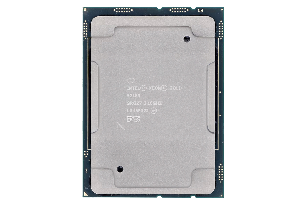 نمای IHS پردازنده اینتل Xeon Gold 5218R