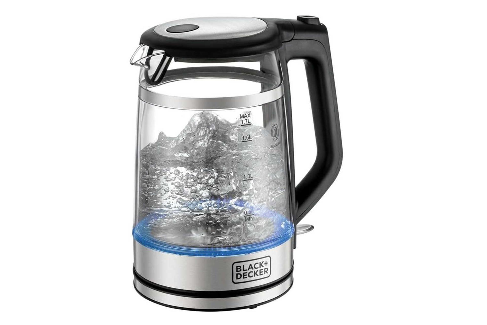 بدنه شیشه‌ای کتری برقی بلک اند دکر GK220-B5