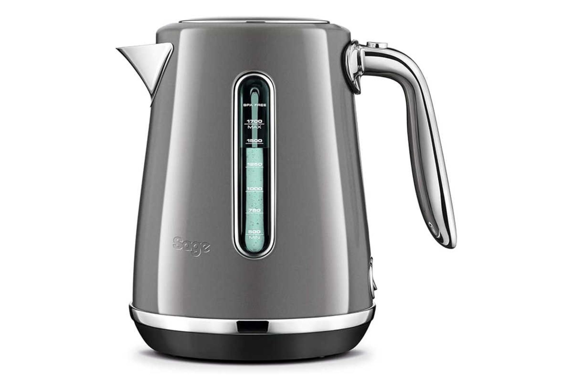 نمای سمت راست کتری برقی سیج SKE735 رنگ خاکستری