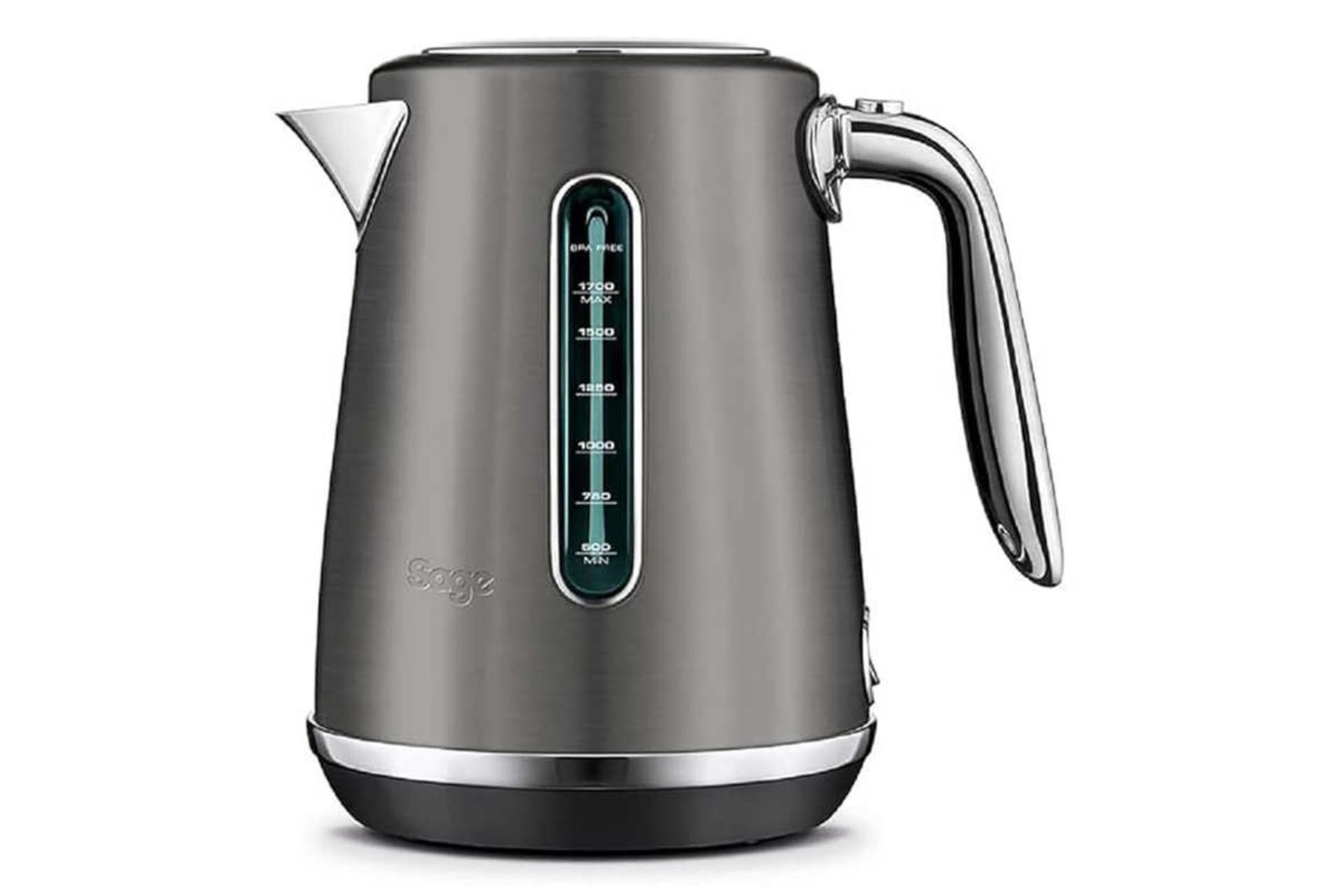 نمای سمت راست کتری برقی سیج SKE735 رنگ خاکستری تیره