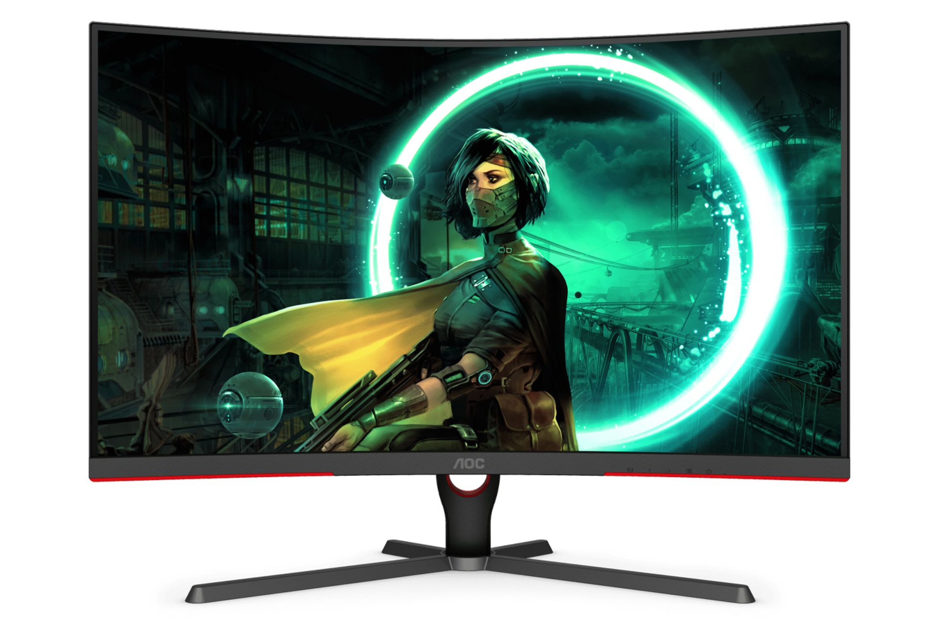 رزولوشن و کیفیت تصویر مانیتور ای او سی 32 اینچ مدل CQ32G3SE