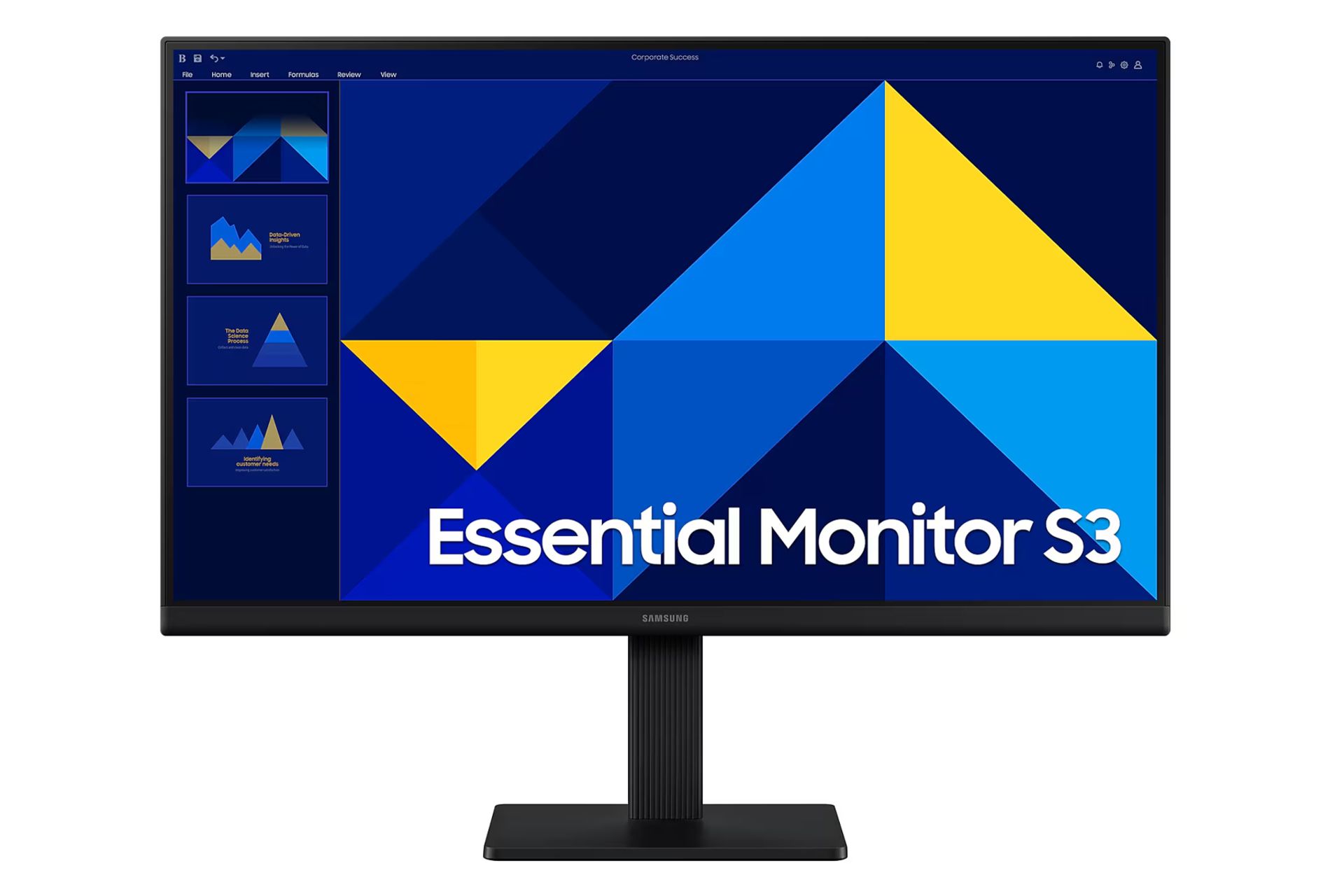 رزولوشن و کیفیت تصویر مانیتور سامسونگ مدل Essential Monitor S3 S30GD