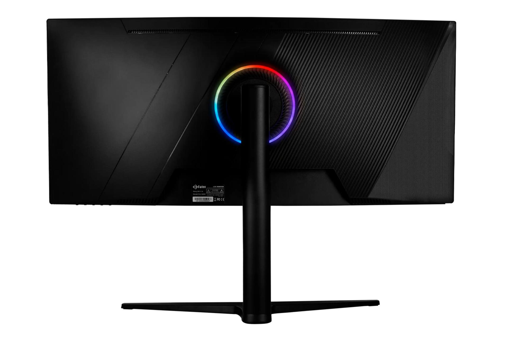 نمای پشت و بدنه مانیتور فاطر 32 اینچ مدل C34-165B1