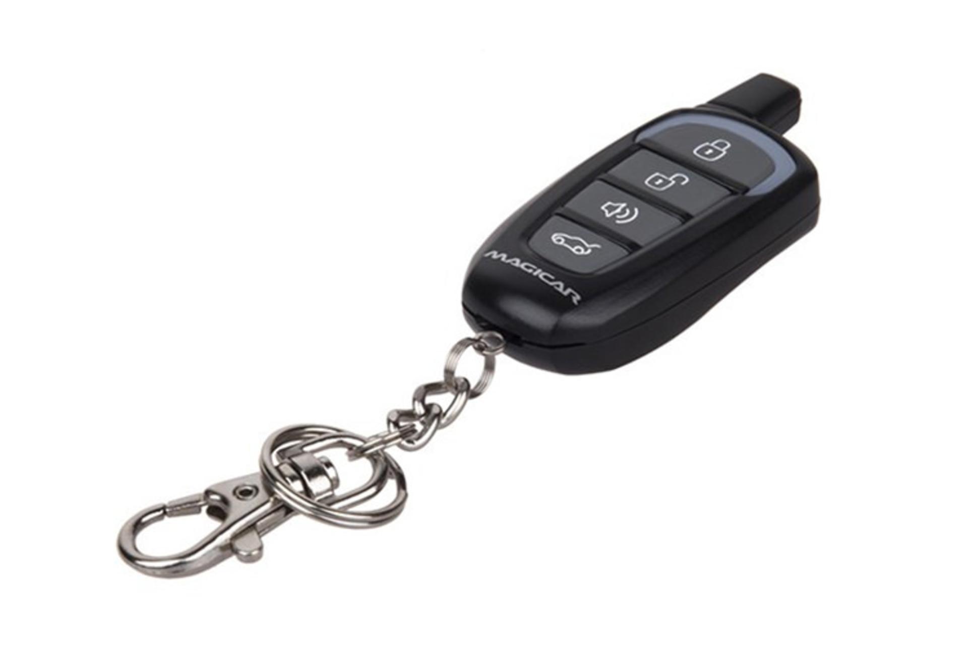 دزدگیر خودرو ماجیکار Magicar M667C نمای جانبی ریموت