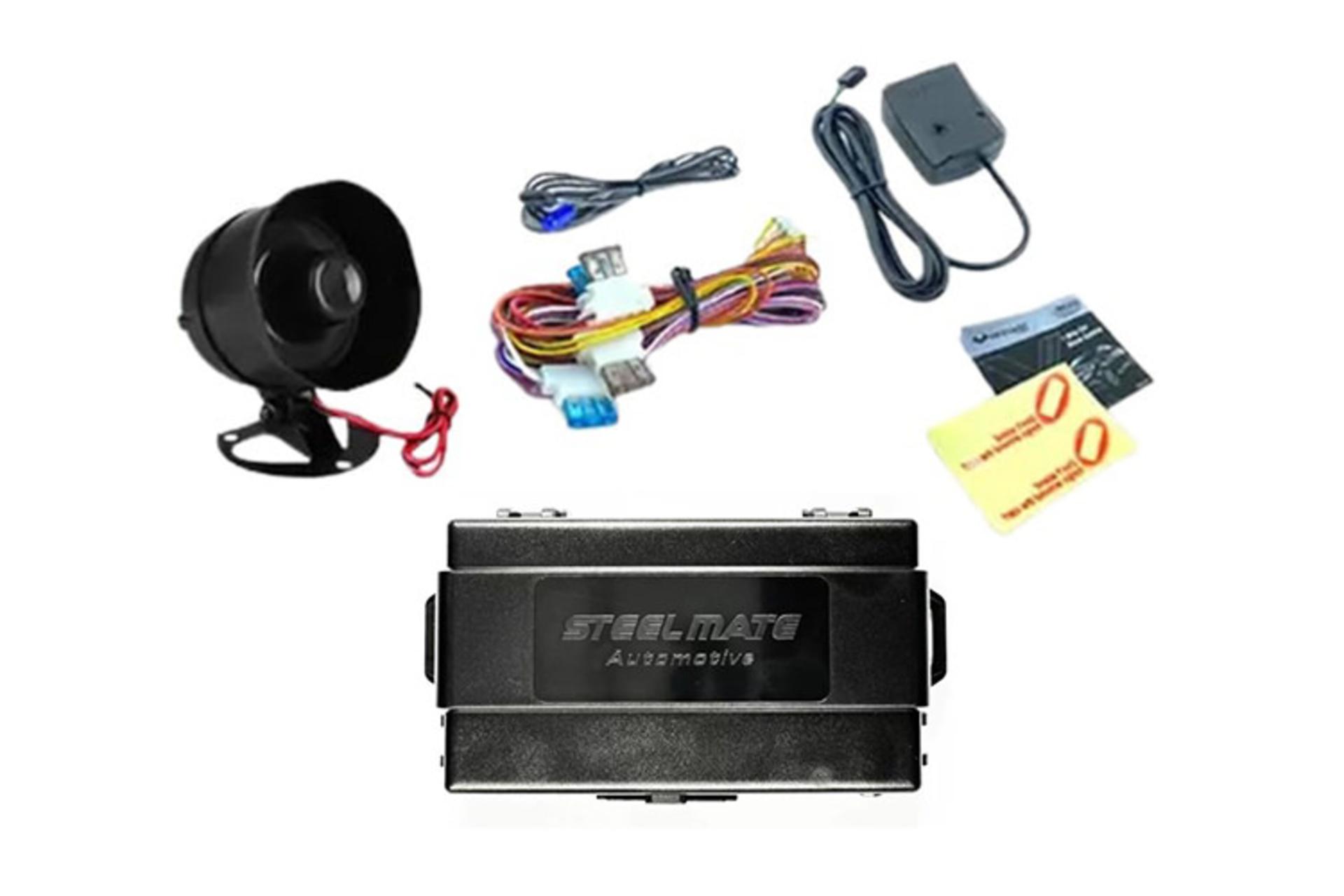 دزدگیر خودرو استیل میت Steel Mate GRH/RX1000-R8 نمای قطعات