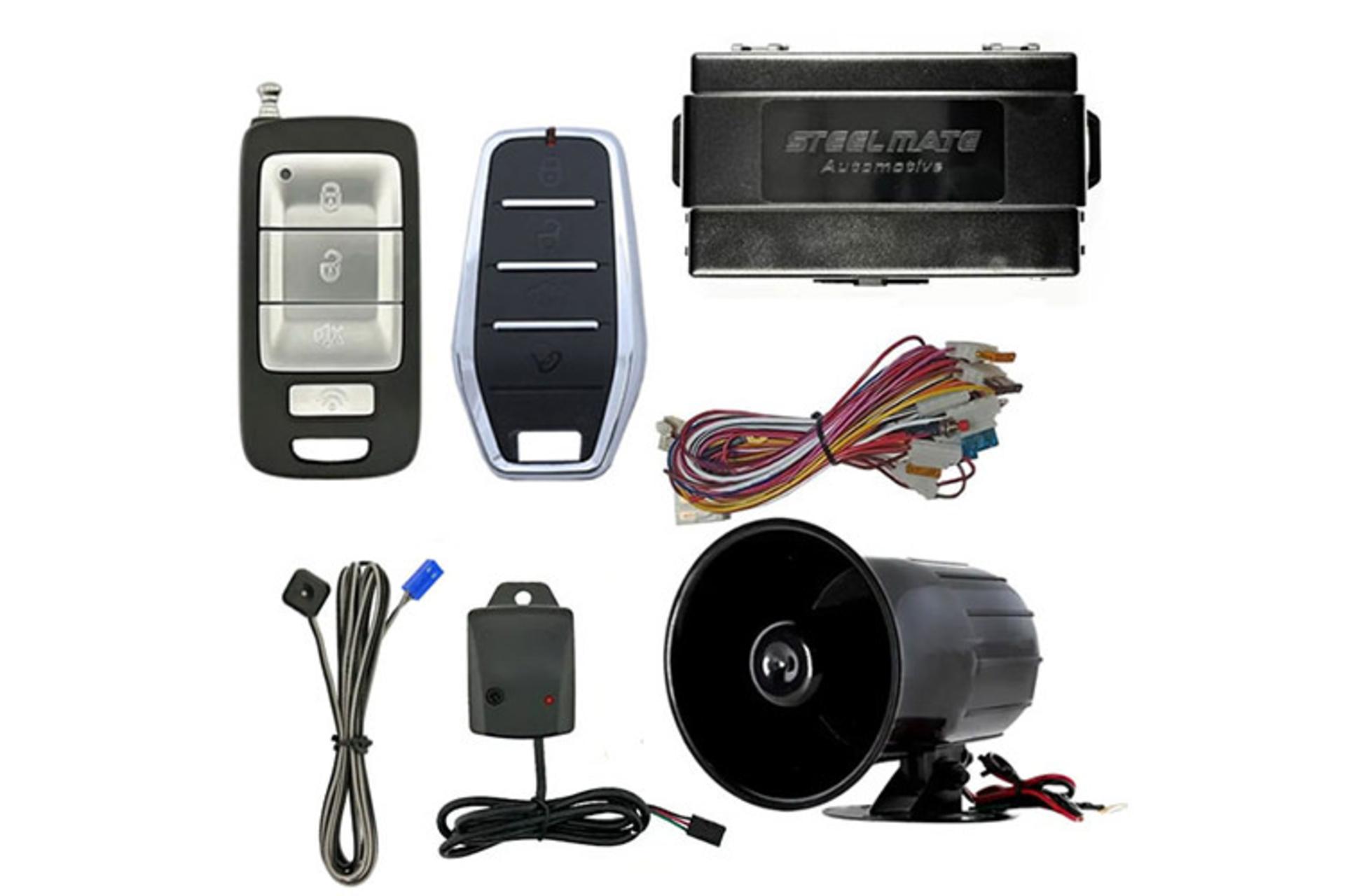 دزدگیر خودرو استیل میت Steel Mate SPEED/RX1000/70 نمای قطعات