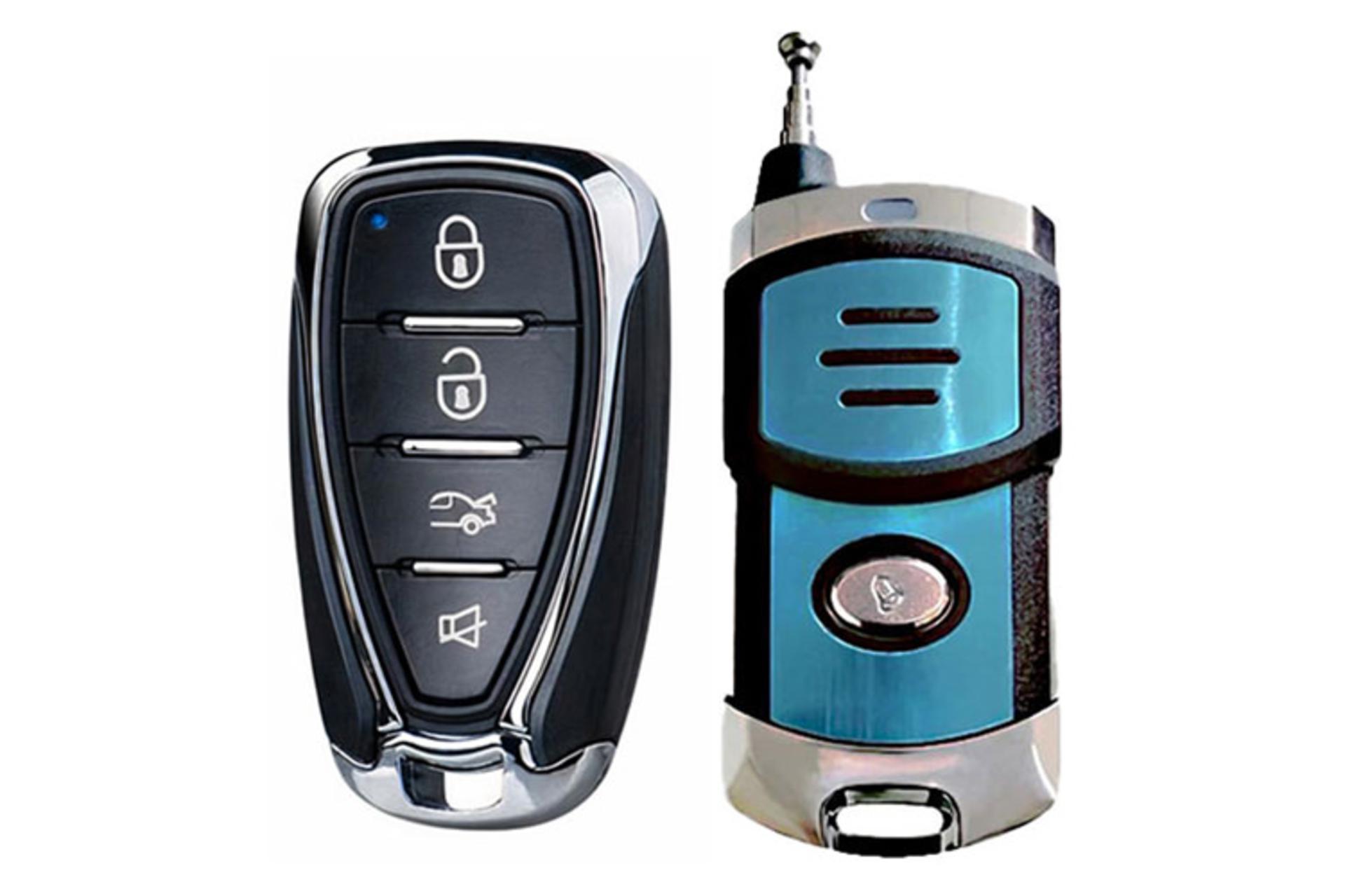 دزدگیر خودرو چیتا Cheetah T4-E14 نمای جلو ریموت اصلی و یدک