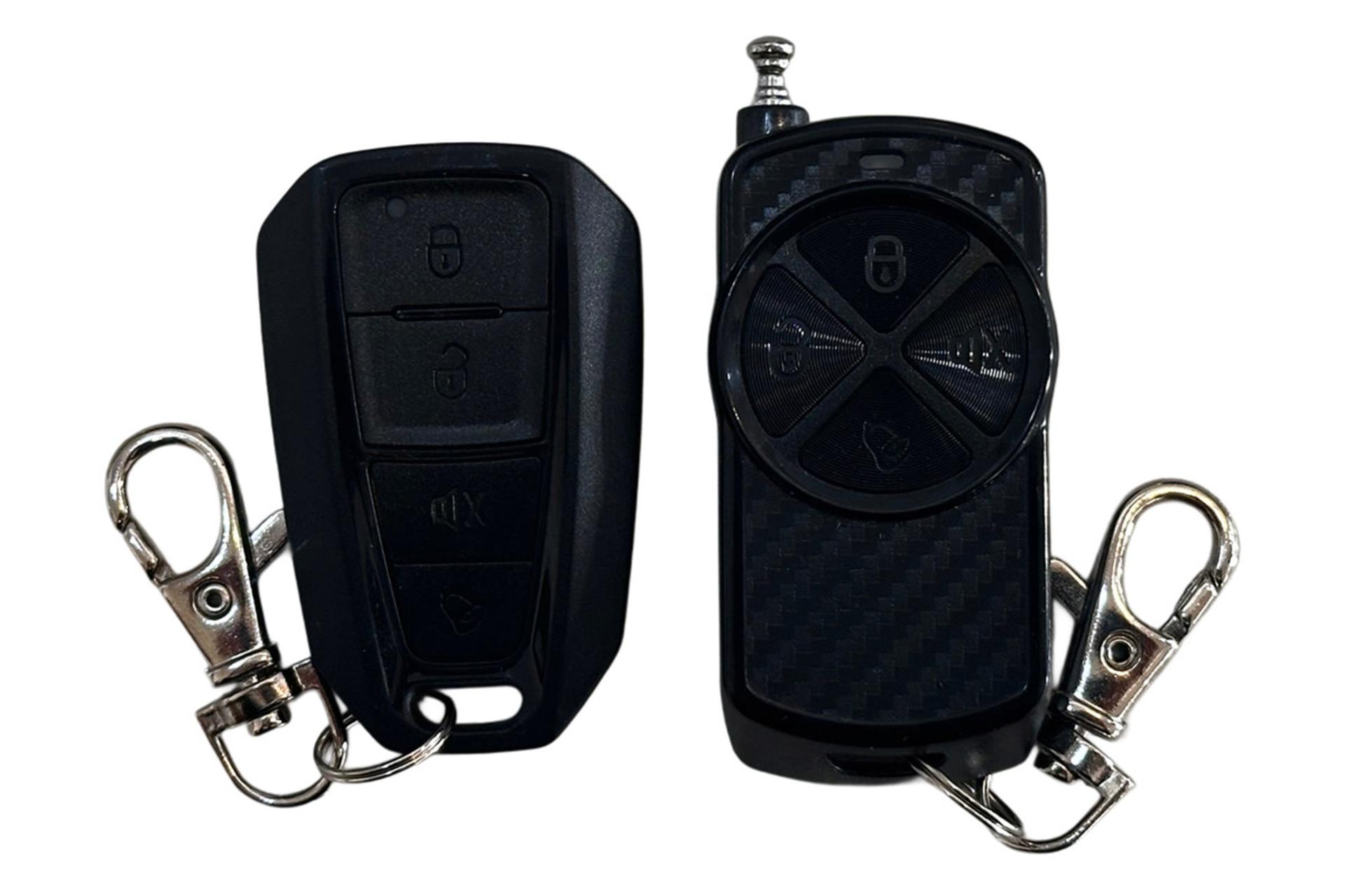 دزدگیر خودرو استیل میت Steel Mate RX1000 REDBAT 006 نمای جلو ریموت اصلی و یدک