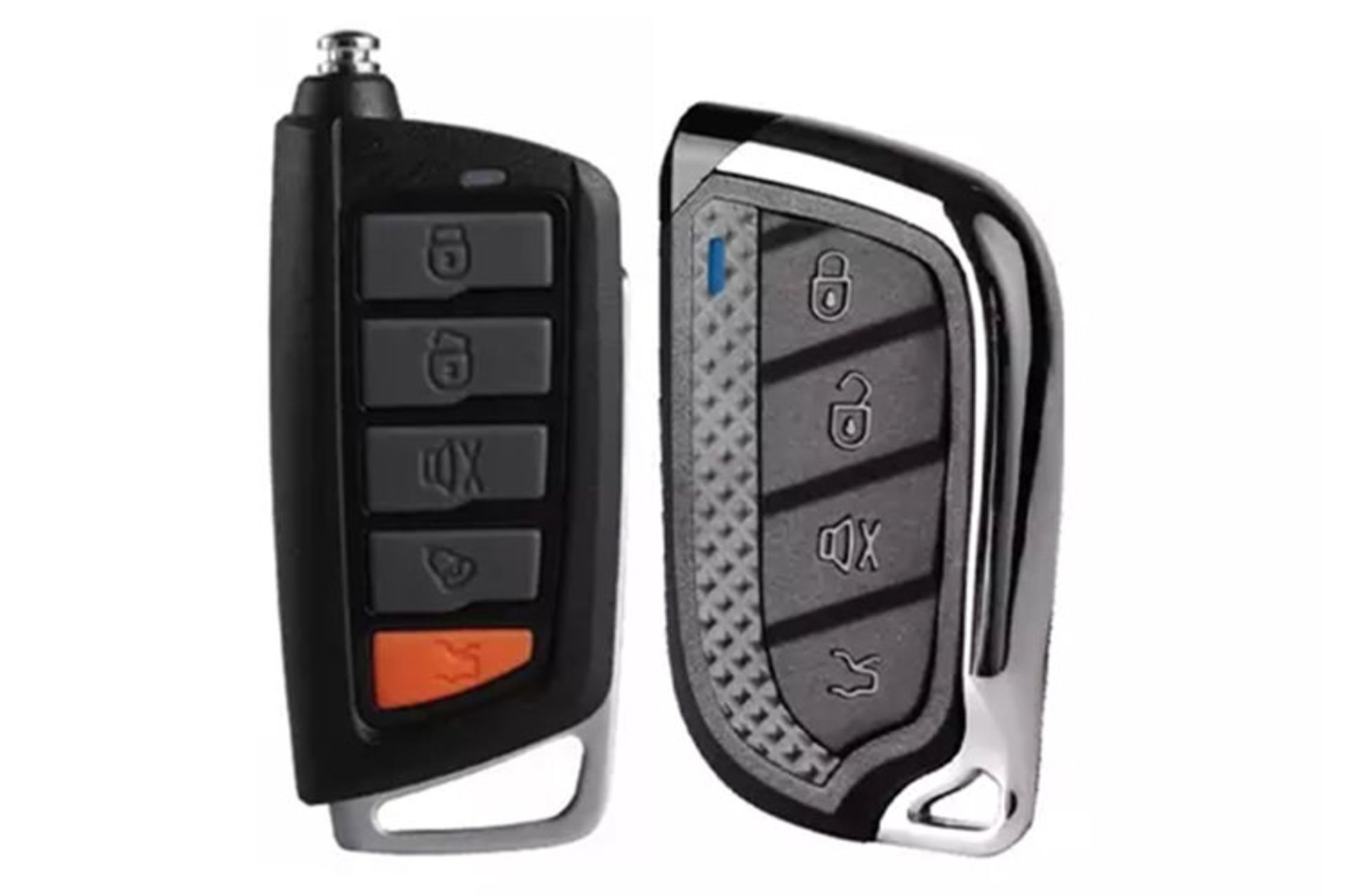 دزدگیر خودرو استیلاک Stelock ST103 نمای جلو ریموت اصلی و یدک