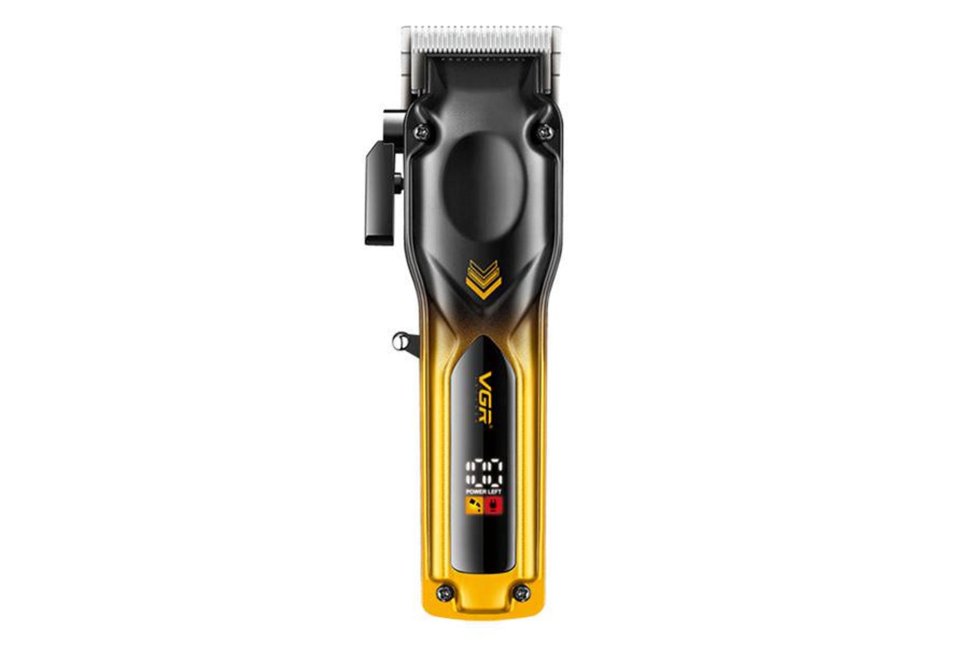 ماشین اصلاح و ریش تراش وی جی آر VGR V-656 رنگ زرد