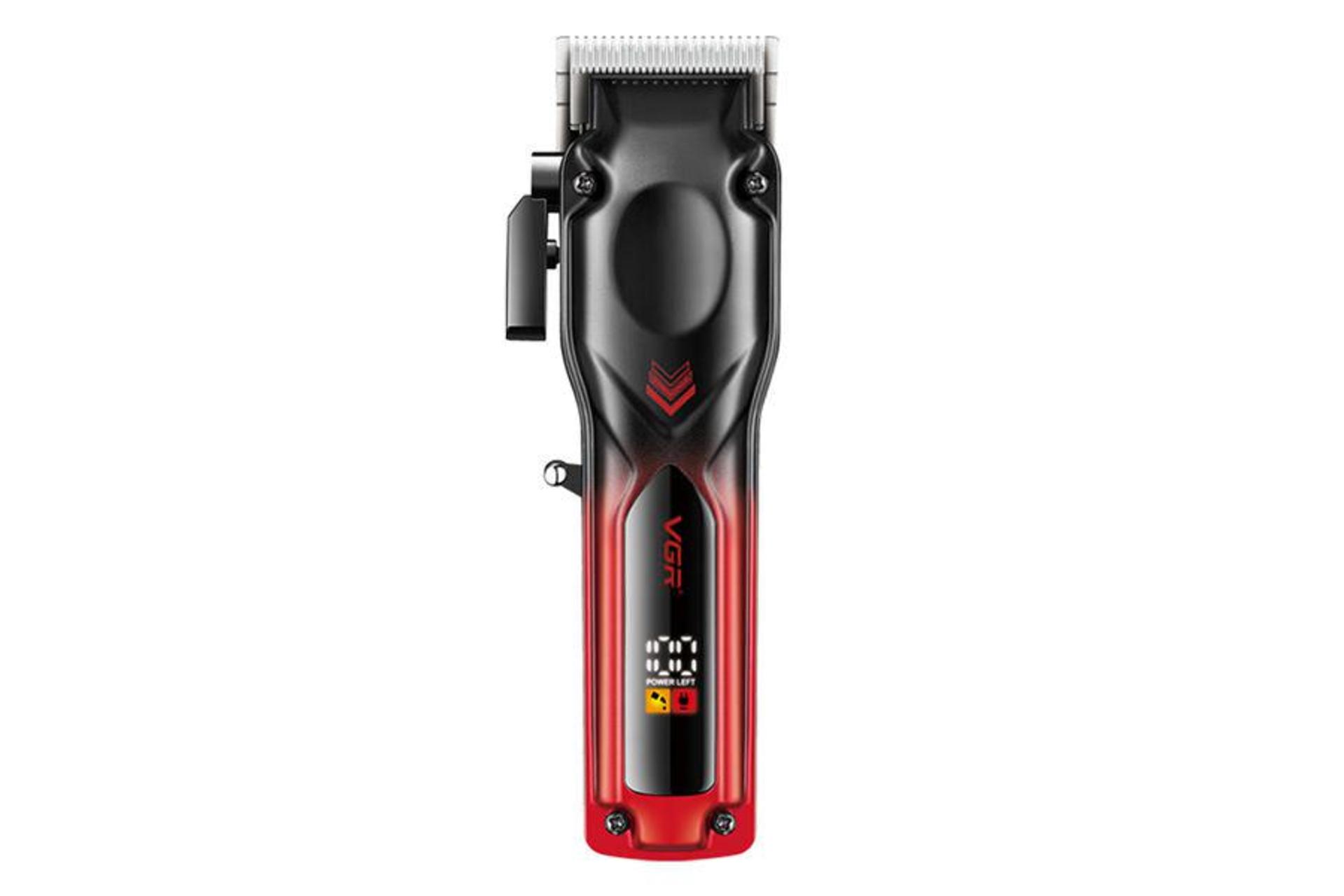 ماشین اصلاح و ریش تراش وی جی آر VGR V-656 رنگ قرمز