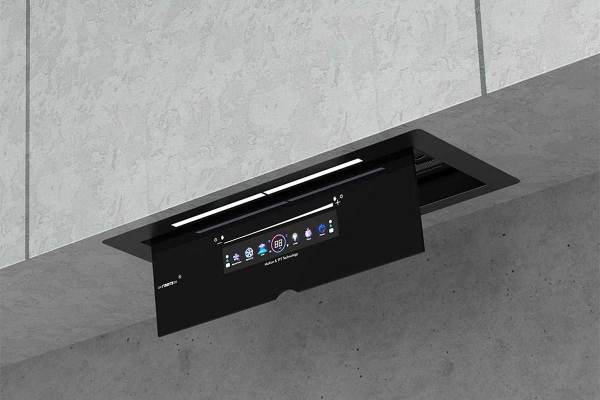 نمای سمت راست هود مخفی رابیتس RH-133