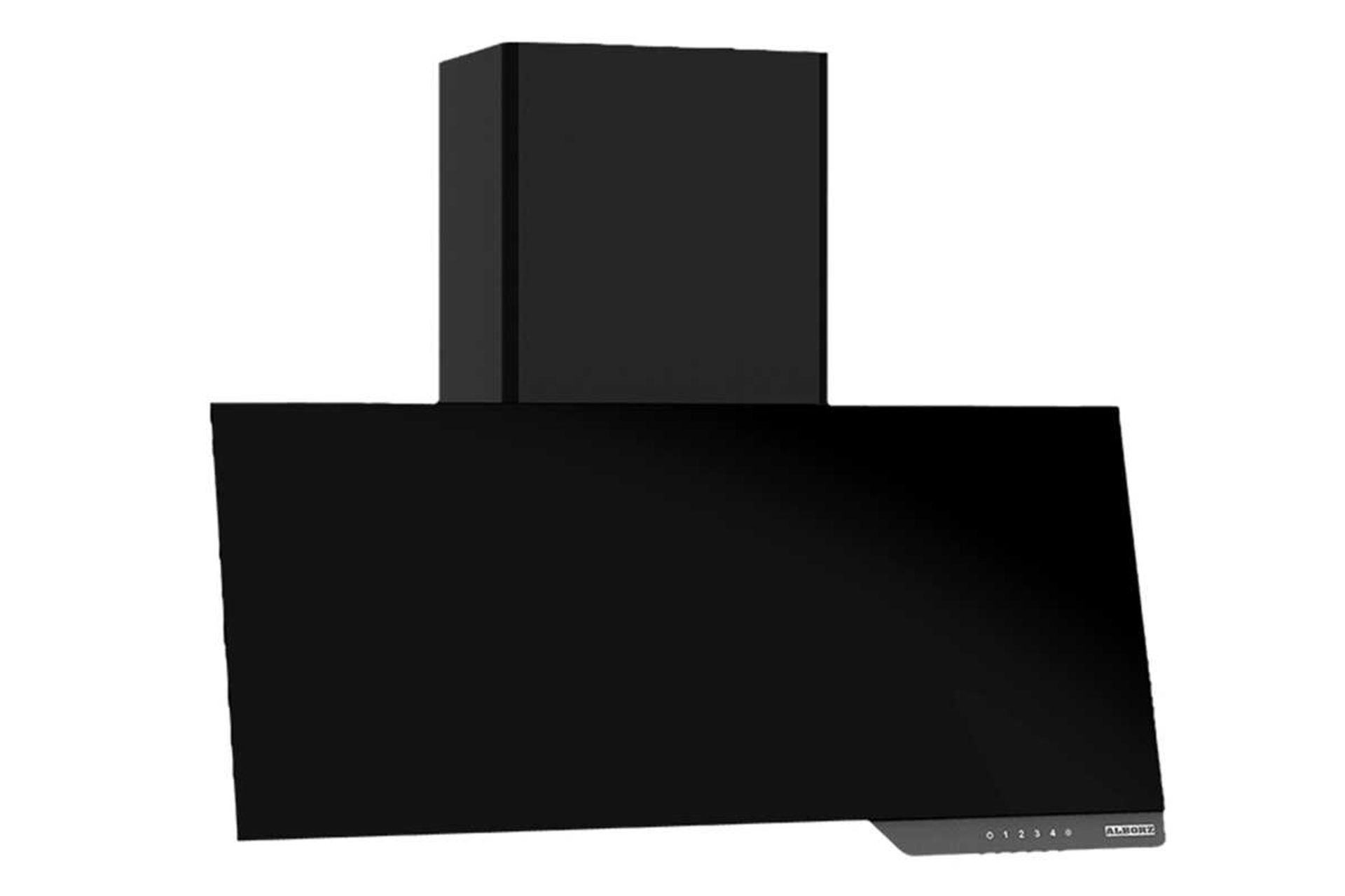 نمای سمت چپ هود مورب استیل البرز SA-410