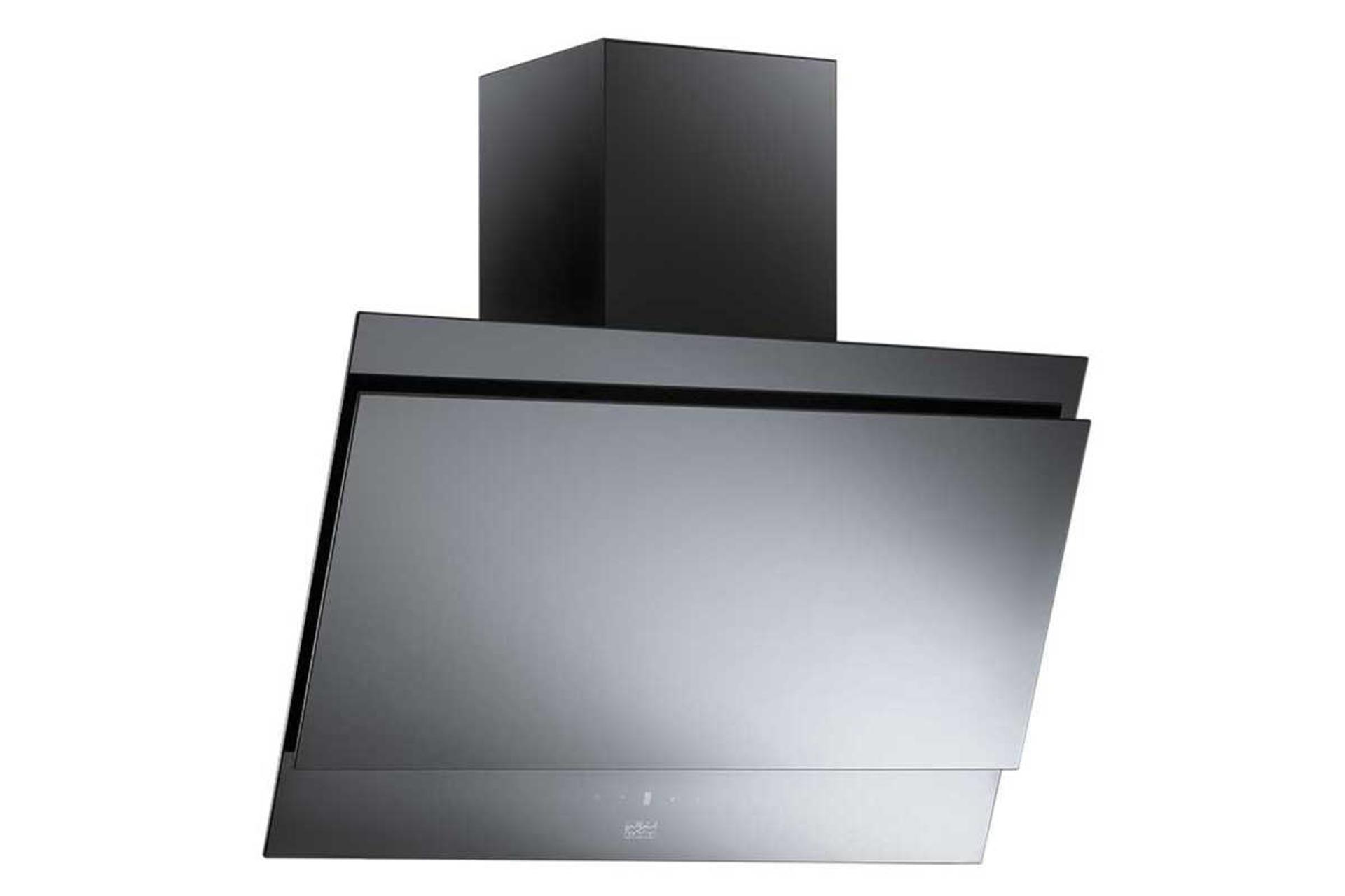 نمای سمت چپ هود مورب استیل البرز SA-412