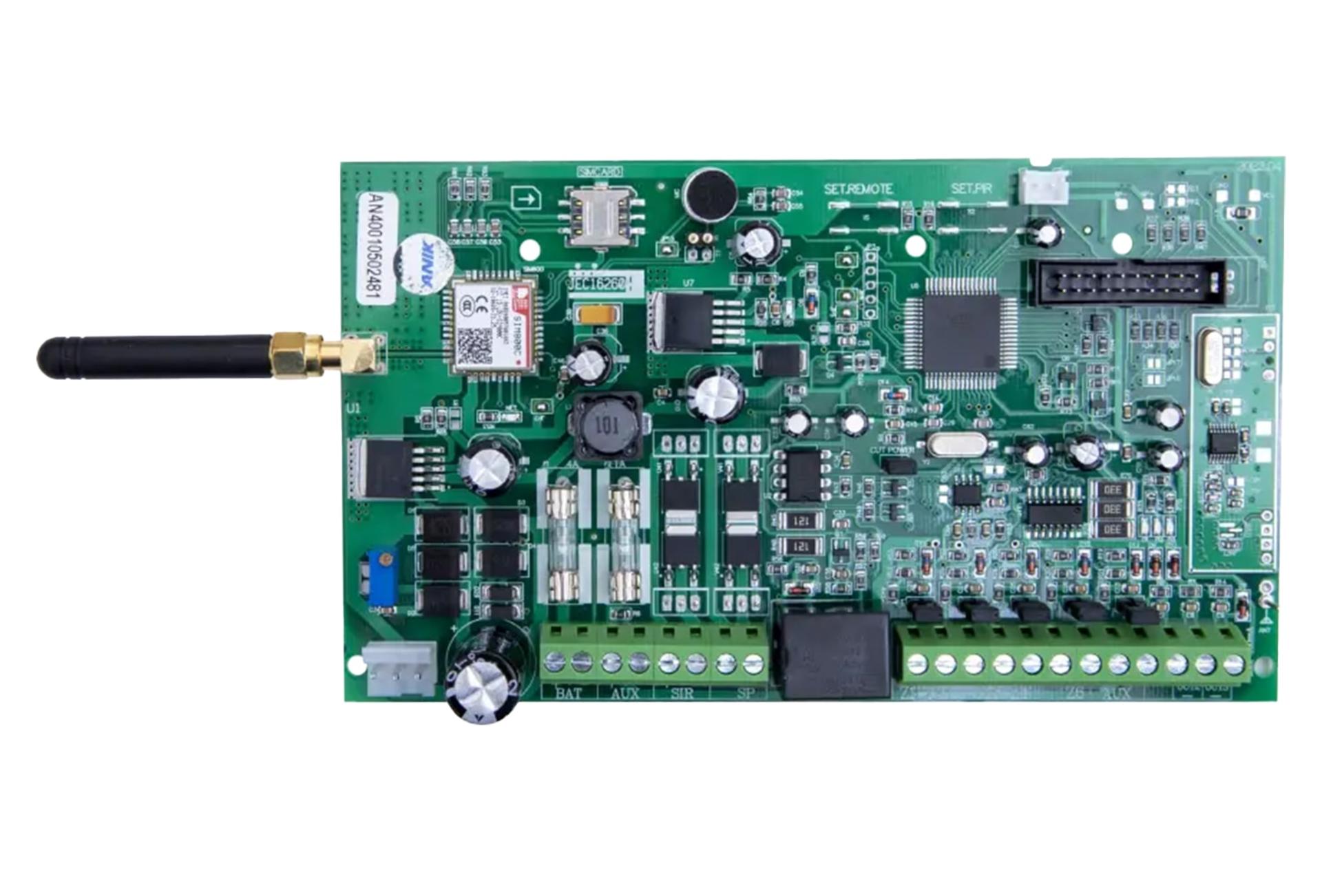 نمای PCB دزدگیر اماکن آنیک ECO4000