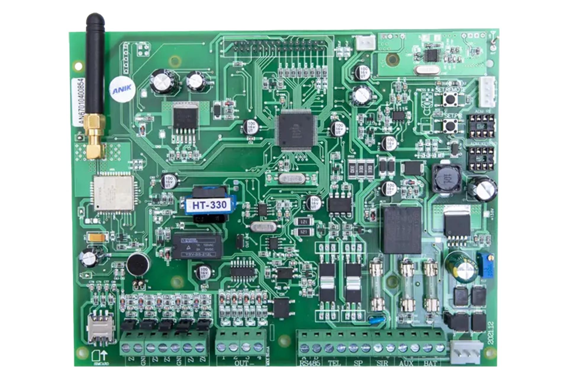نمای PCB دزدگیر اماکن آنیک A670