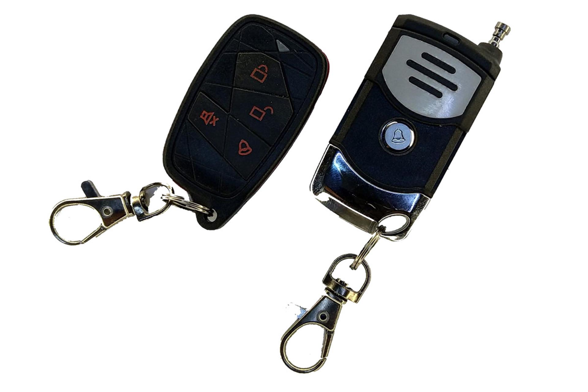 دزدگیر خودرو مکسیدر Maxeeder MX-CSS501 JS103 نمای جلو ریموت اصلی و یدک