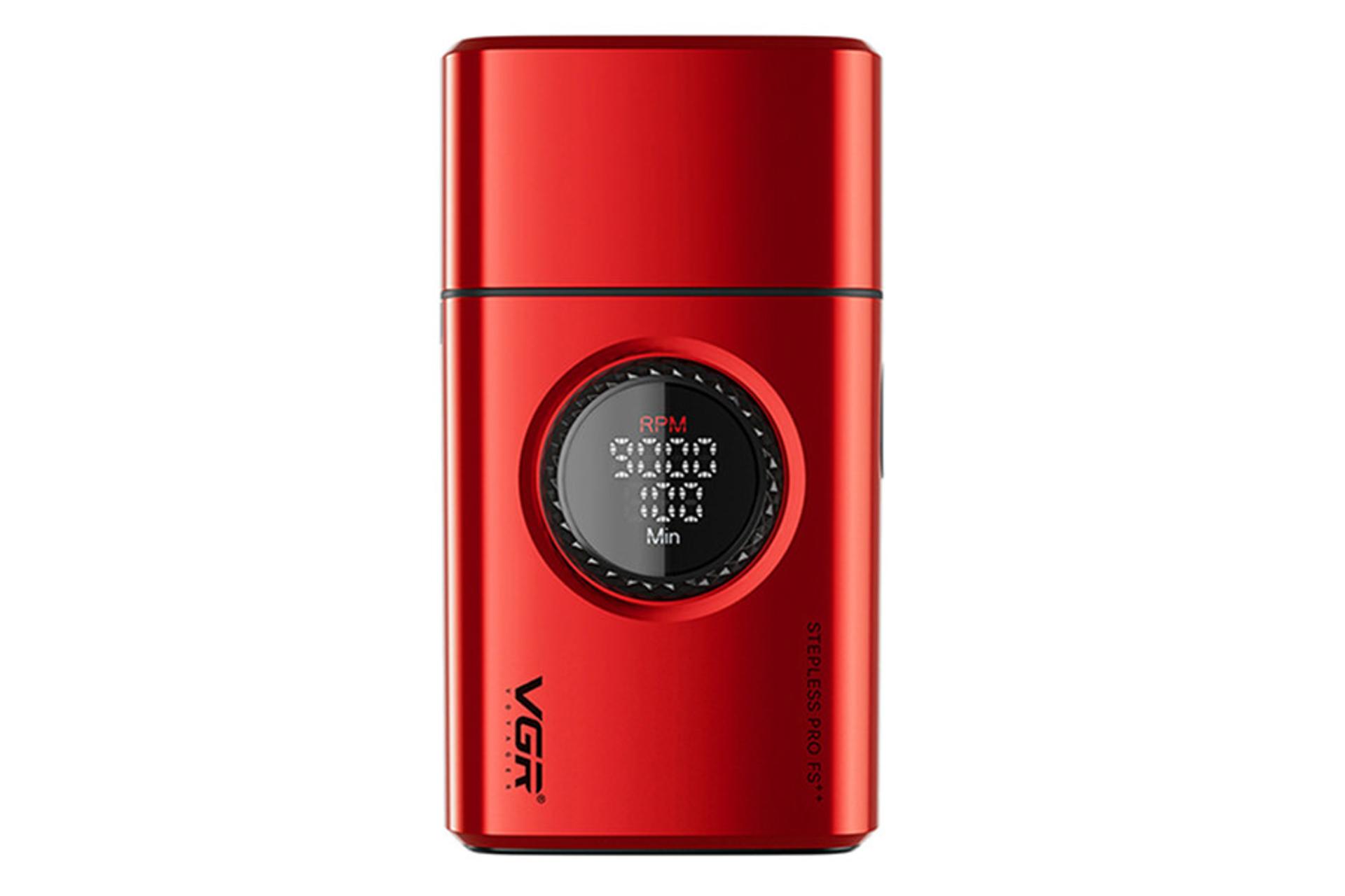 ماشین اصلاح وی جی آر VGR V-377 رنگ قرمز