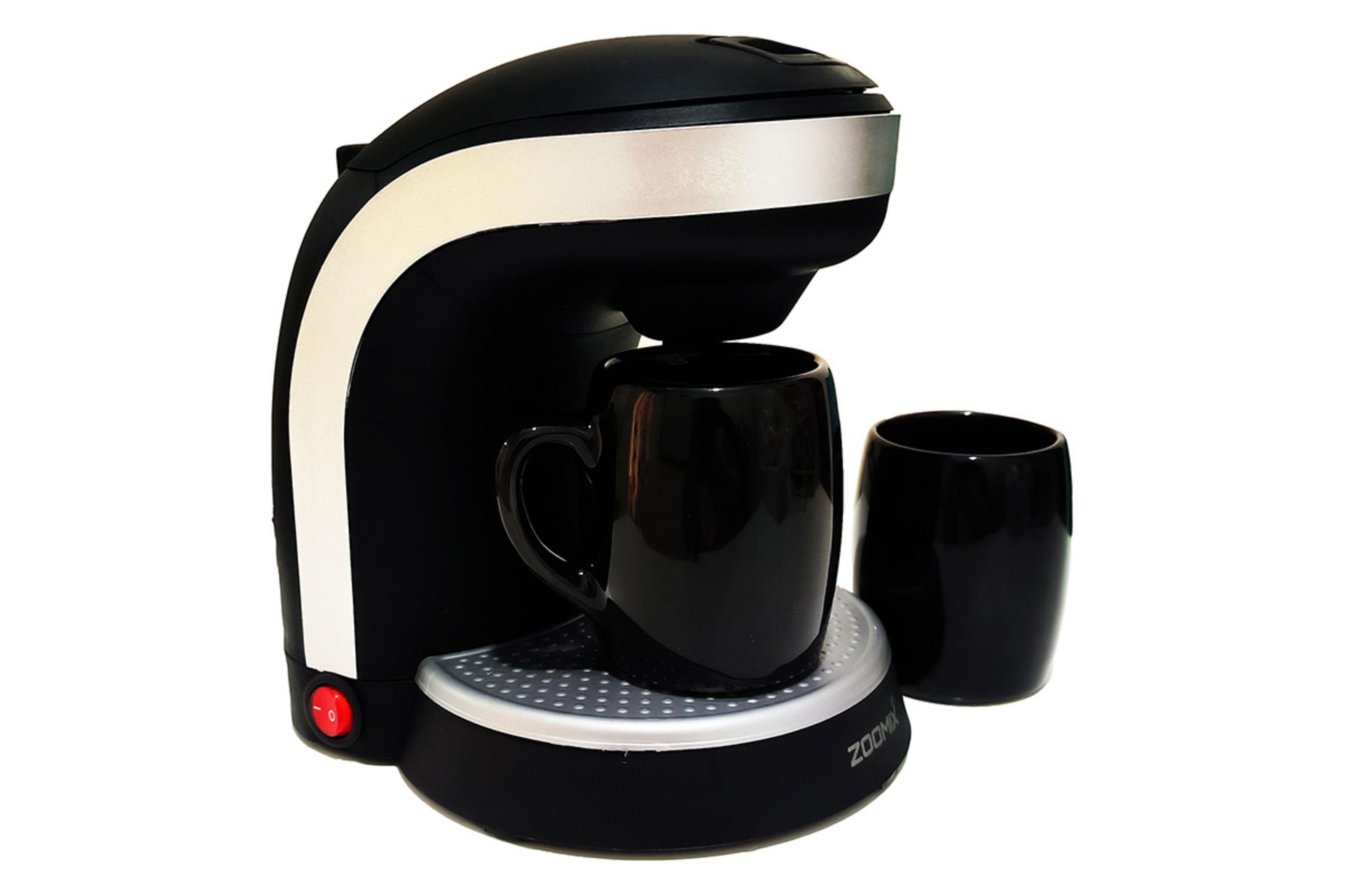 قهوه ساز زومیکس Zoomix ML-2019 نمای جلو و جانبی