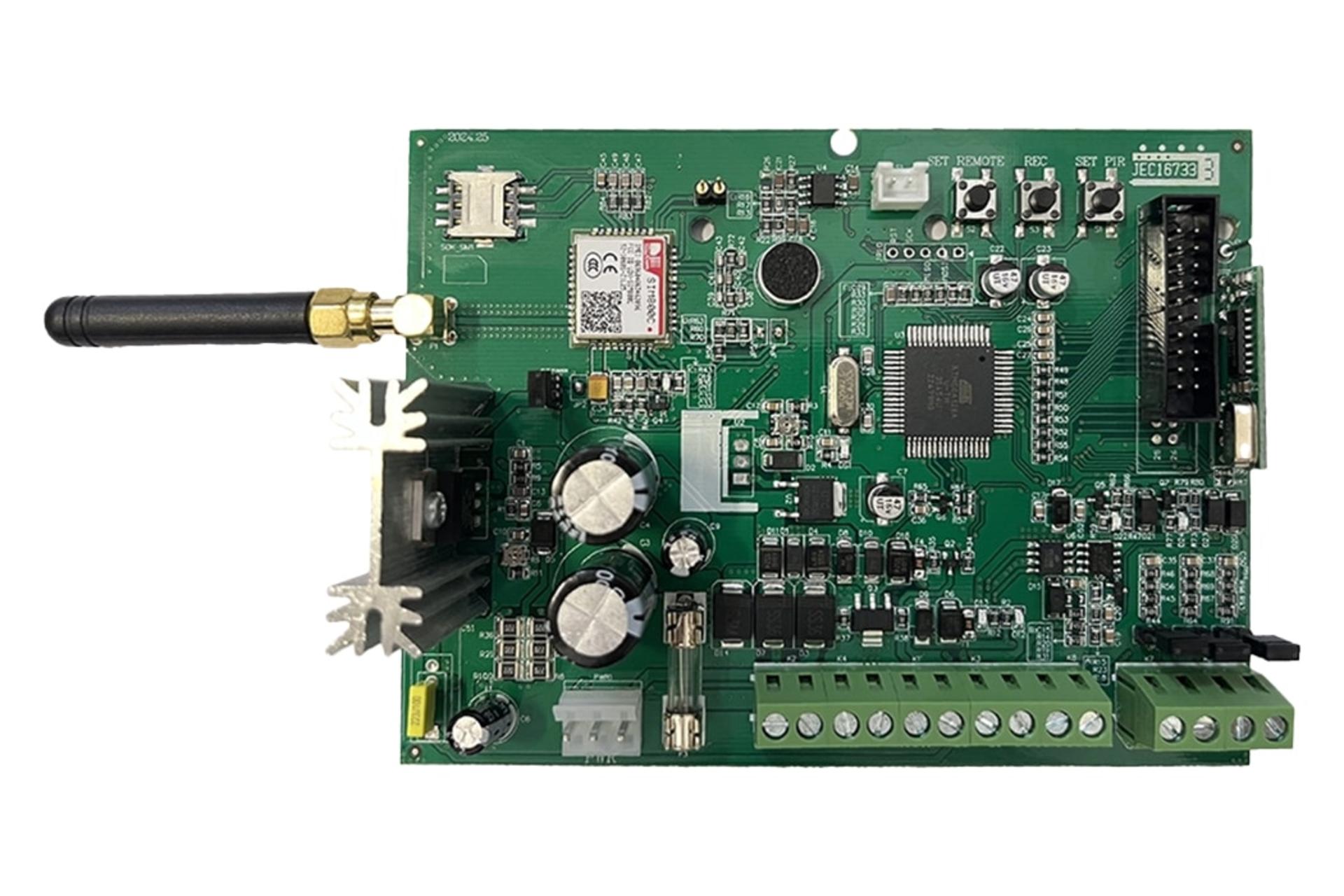 نمای PCB دزدگیر اماکن آنیک ECOMAX