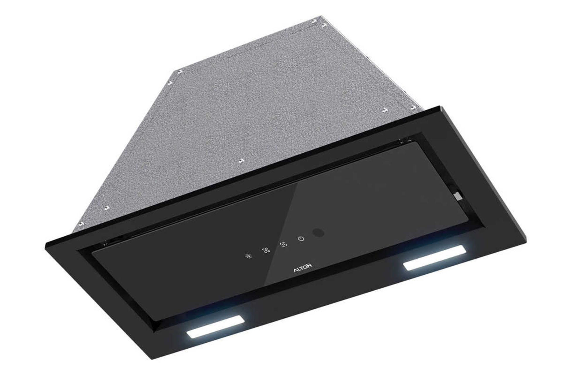 نمای سمت راست هود مخفی آلتون H600 رنگ مشکی